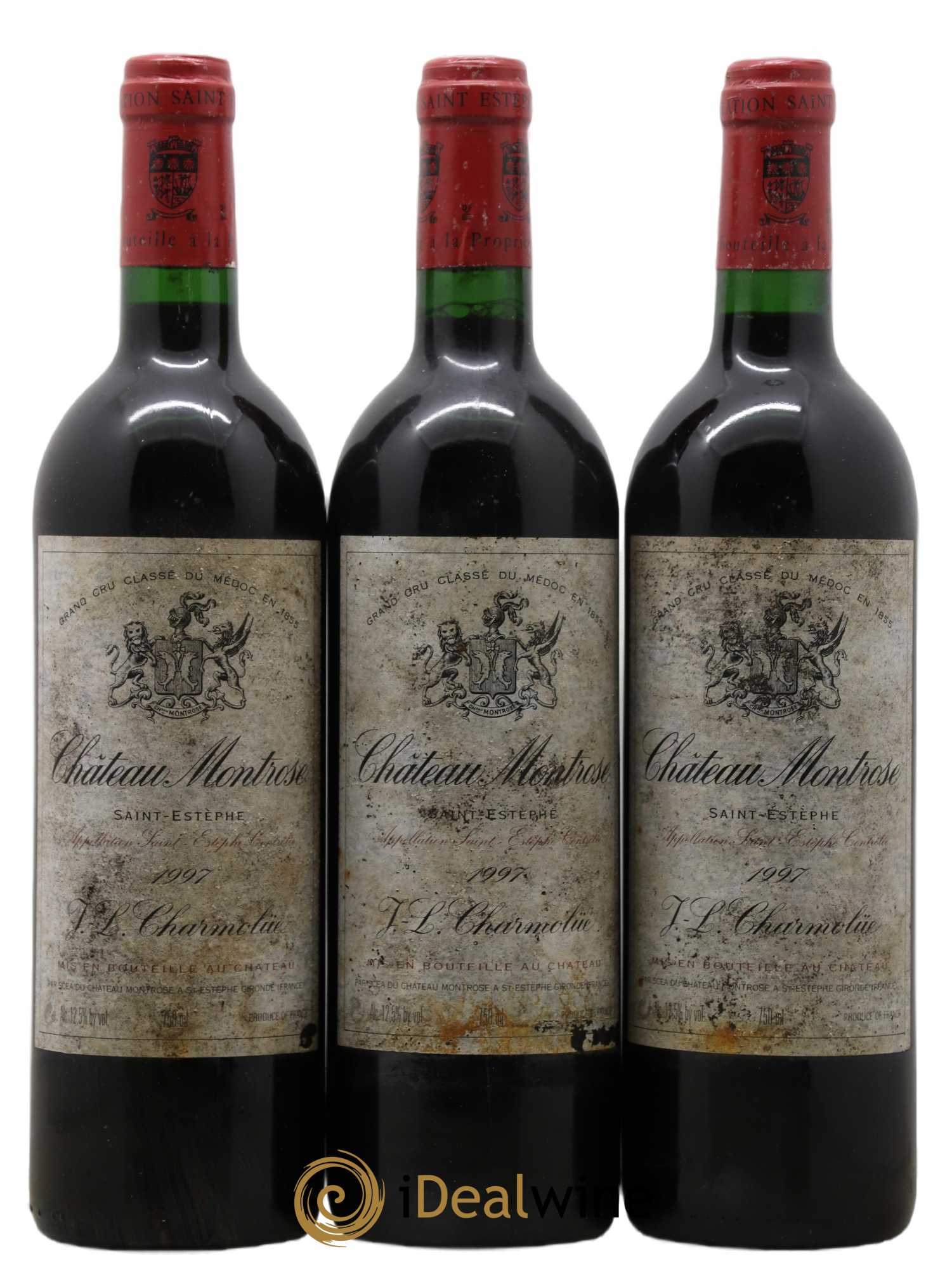 Château Montrose 2ème Grand Cru Classé 1997 - Lot de 3 bouteilles - 0