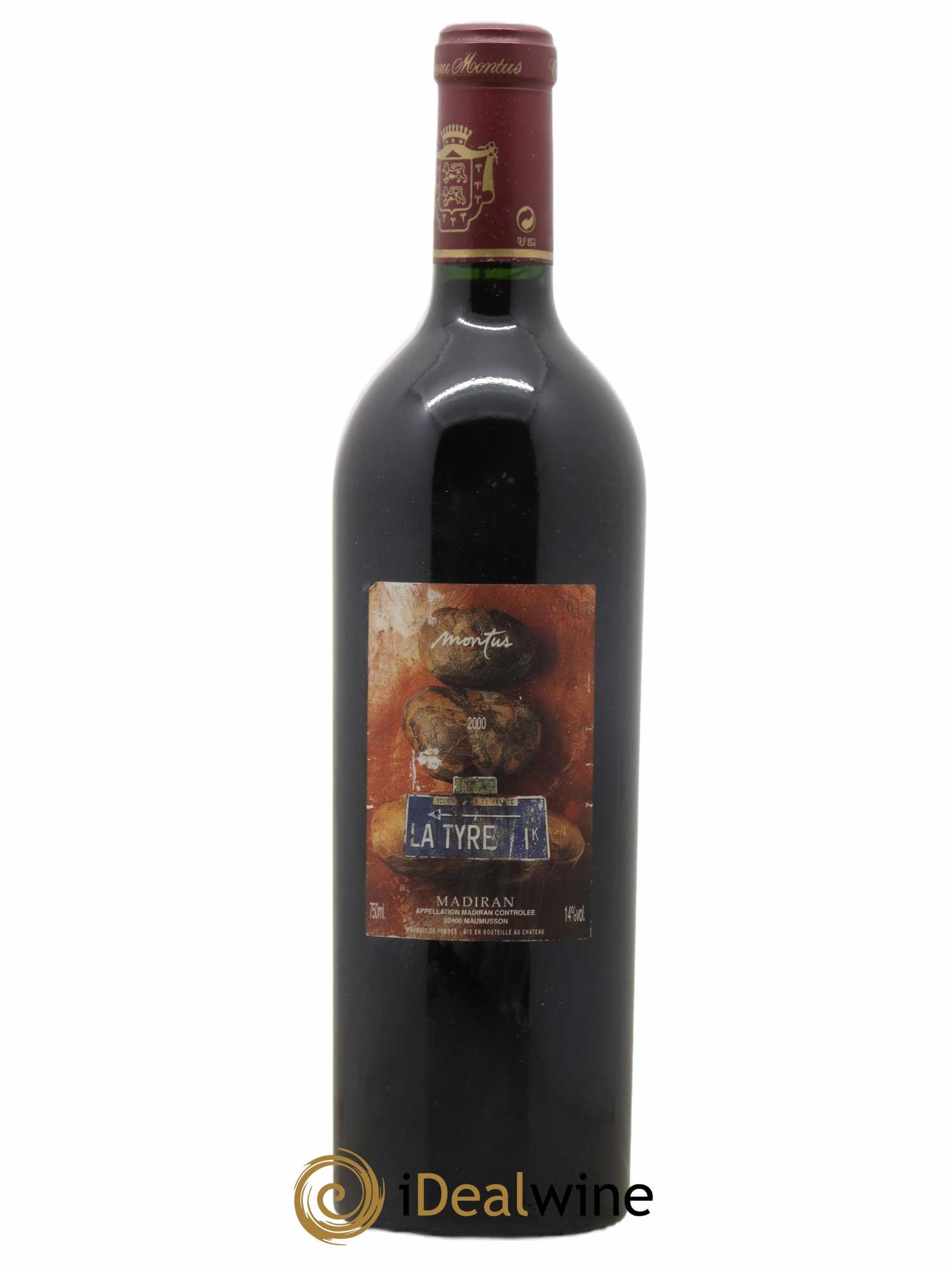 Madiran Château Montus-La Tyre Alain Brumont 2000 - Lot de 1 bouteille - 0