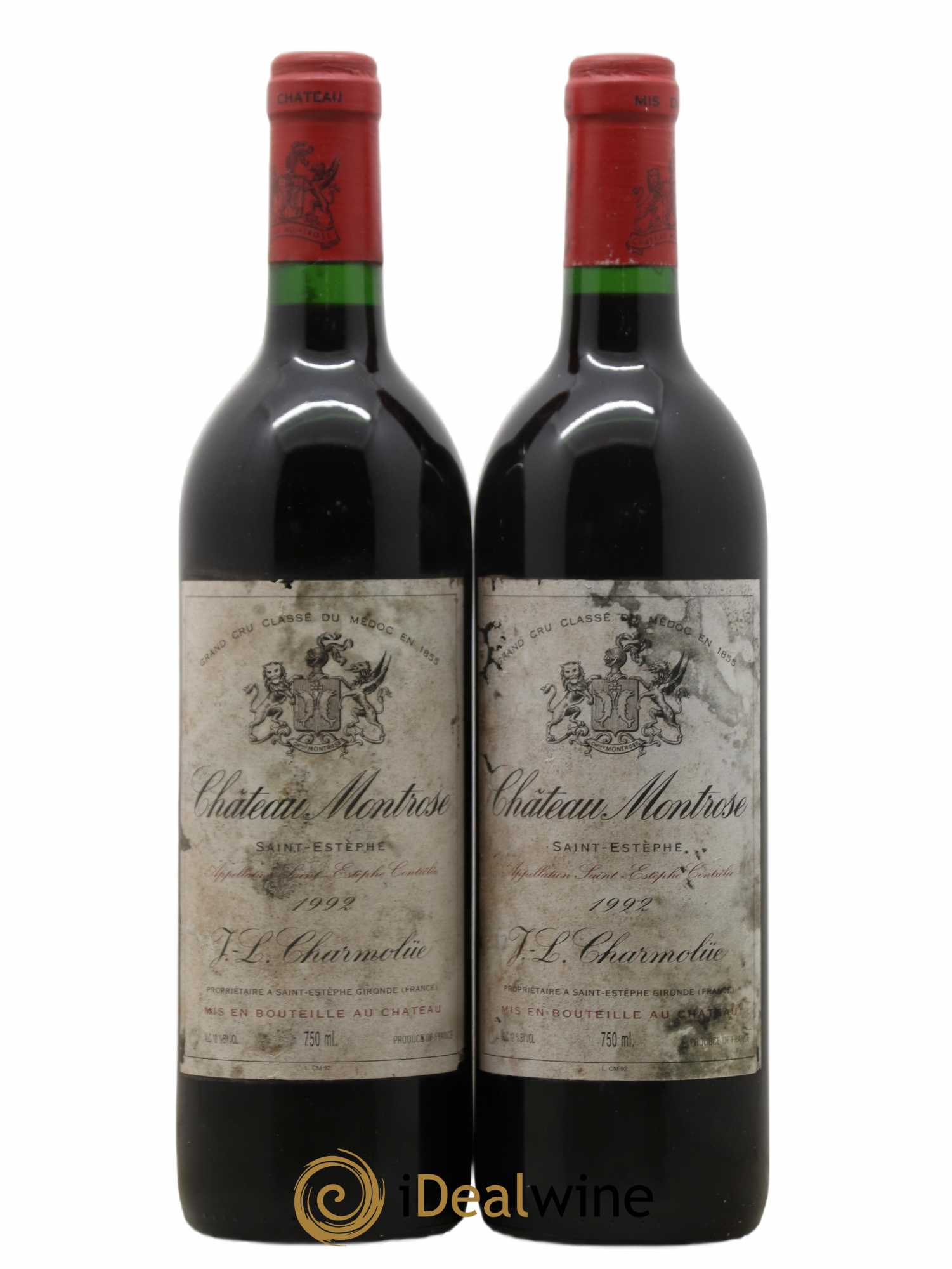 Château Montrose 2ème Grand Cru Classé 1992 - Lot of 2 bottles - 0