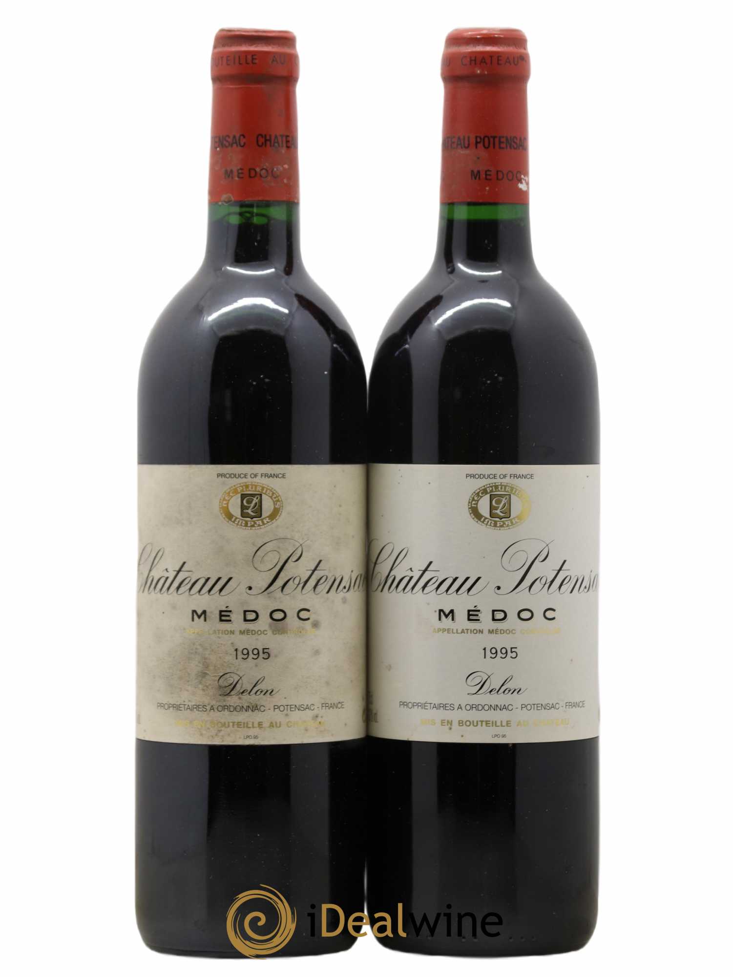 Château Potensac 1995 - Lot de 2 bouteilles - 0