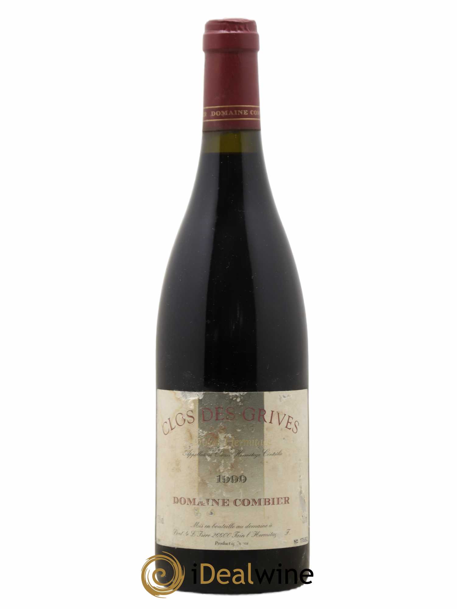 Crozes-Hermitage Clos des Grives Combier 1999 - Lot de 1 bouteille - 0