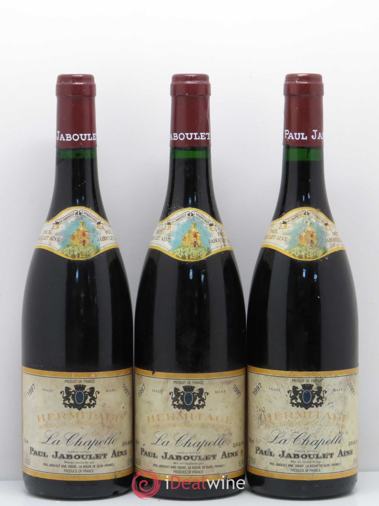Hermitage La Chapelle Paul Jaboulet Ainé 1997 - Lot de 6 bouteilles - 1