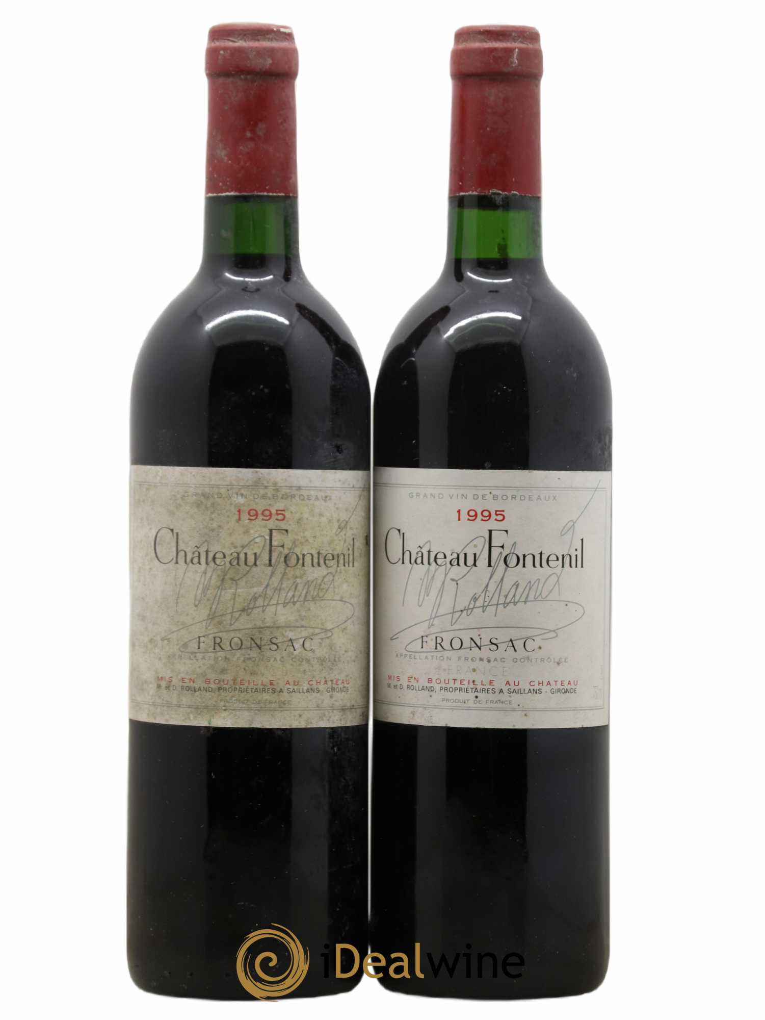 Château Fontenil 1995 - Lot de 2 bouteilles - 0
