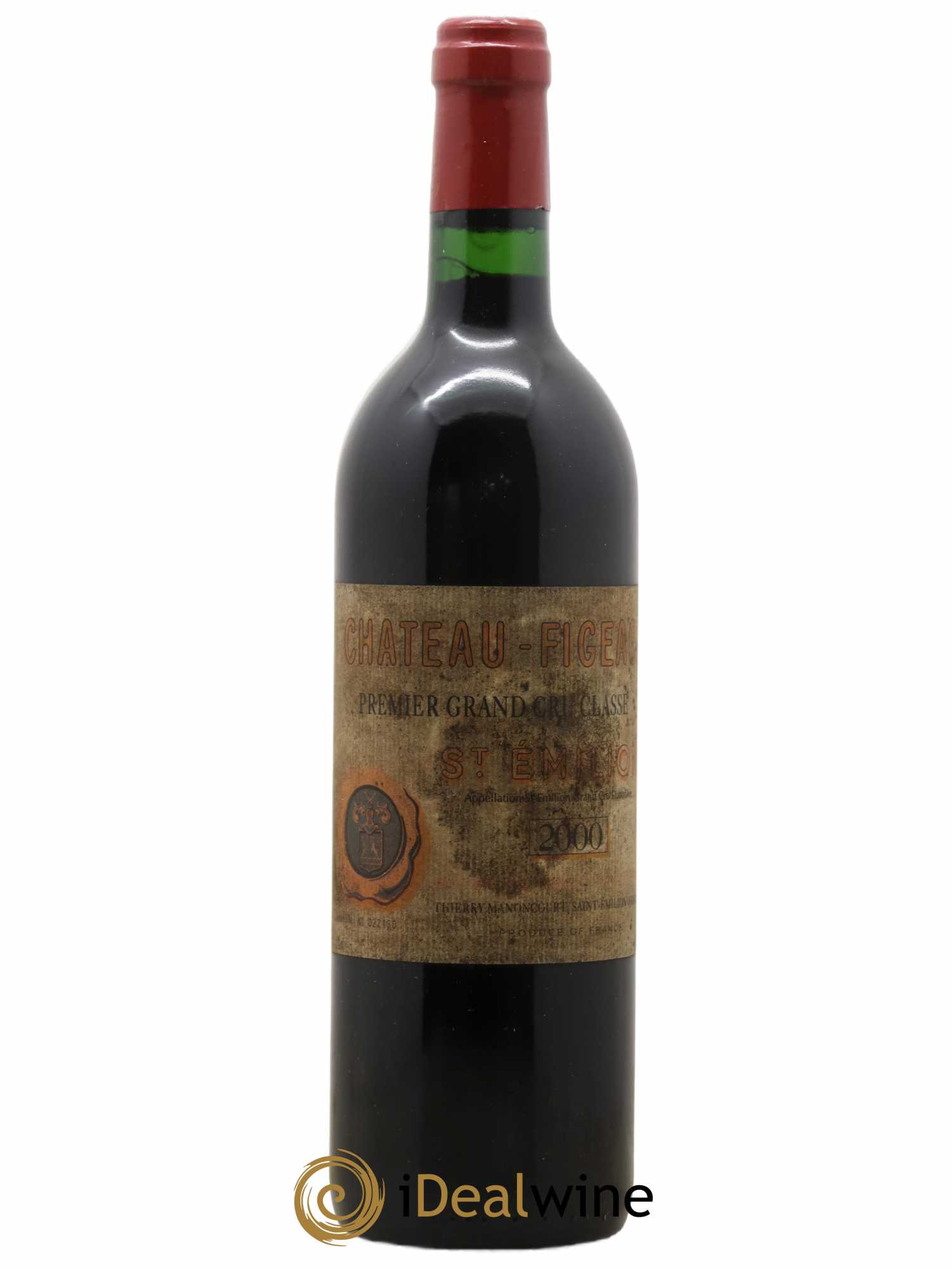 Château Figeac 1er Grand Cru Classé A 2000 - Lot de 1 bouteille - 0