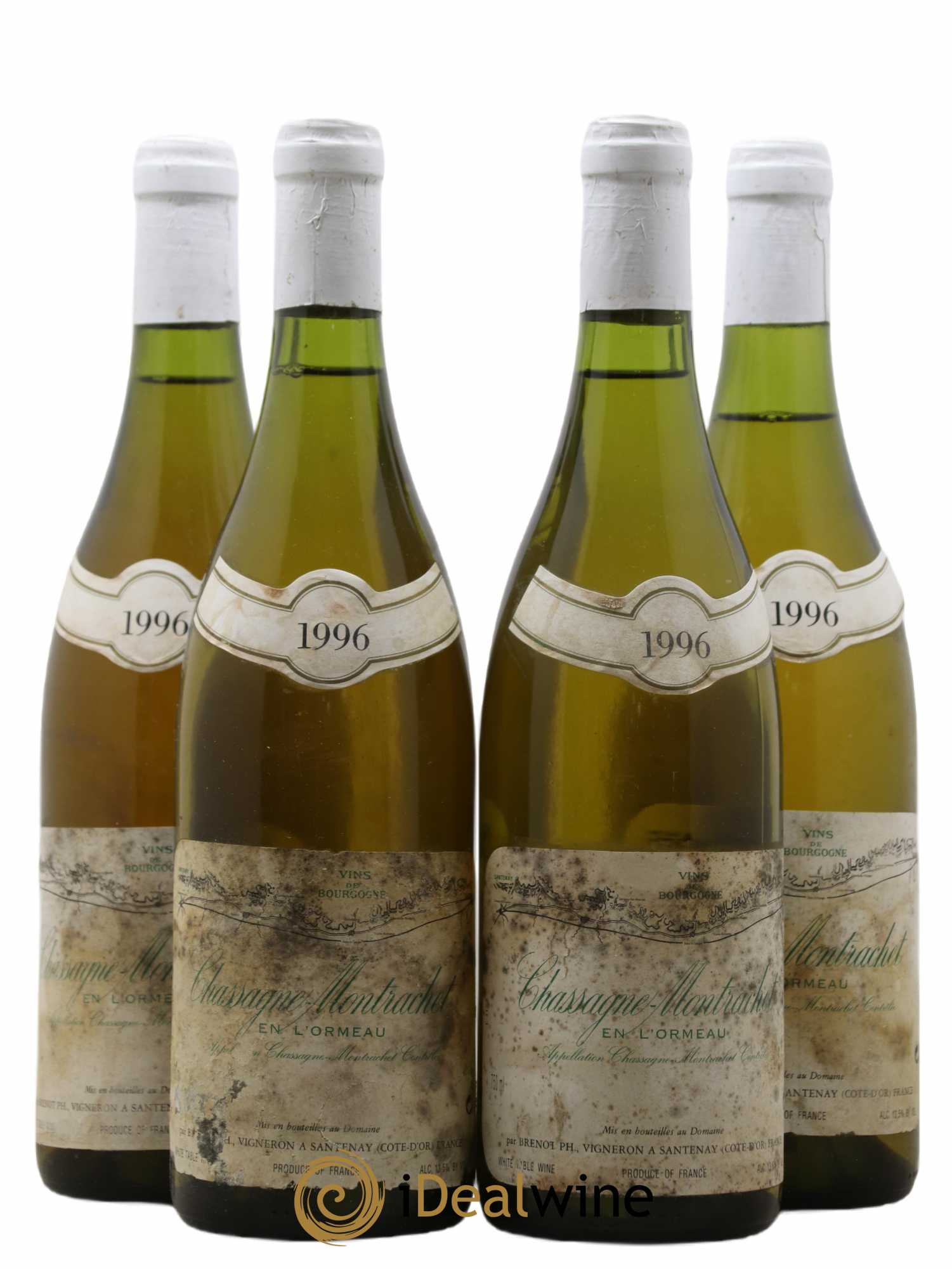 Chassagne-Montrachet En l'Ormeau Domaine Brenot 1996 - Posten von 4 Flaschen - 0