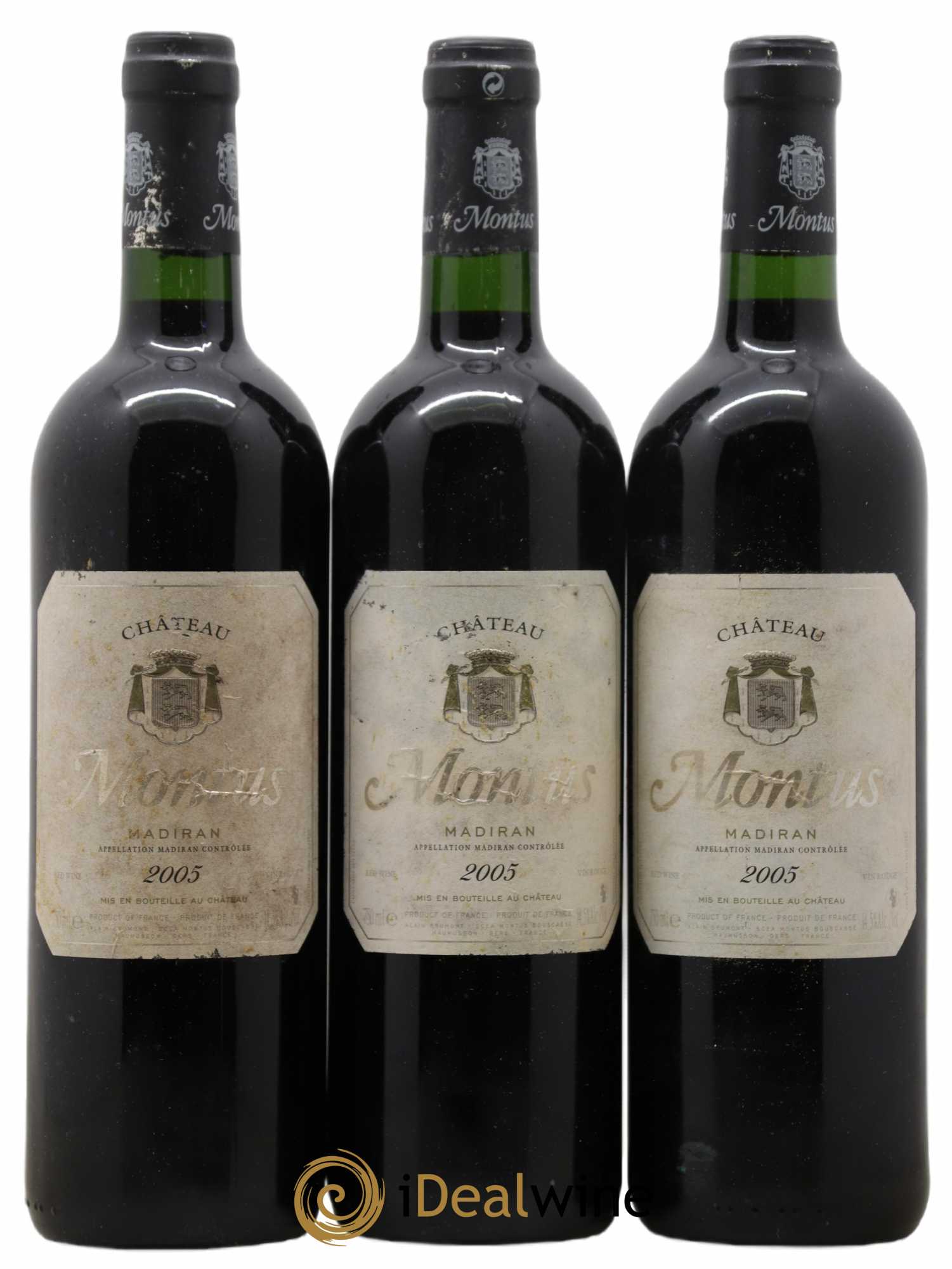 Madiran Château Montus Alain Brumont 2005 - Lot de 3 bouteilles - 0