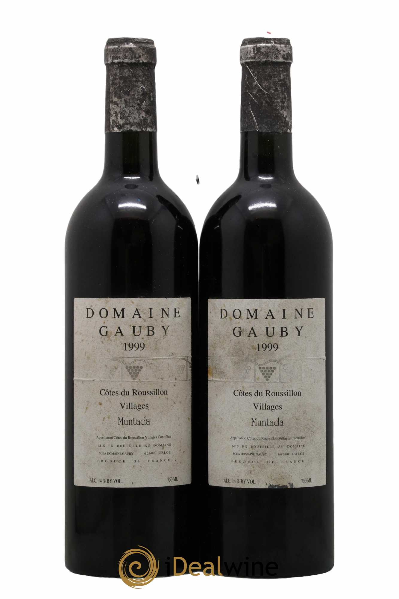 Côtes Catalanes (anciennement Côtes du Roussillon Villages) La Muntada Gauby (Domaine) 1999 - Lot de 2 bouteilles - 0