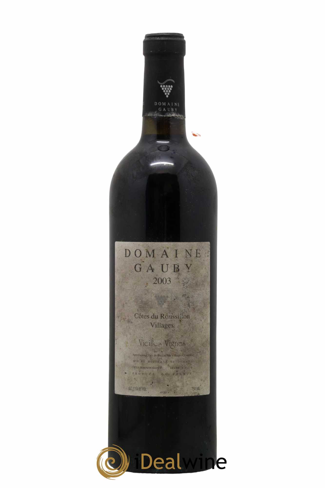 Côtes du Roussillon Villages Vieilles vignes Gauby (Domaine) 2003 - Lot de 1 bouteille - 0
