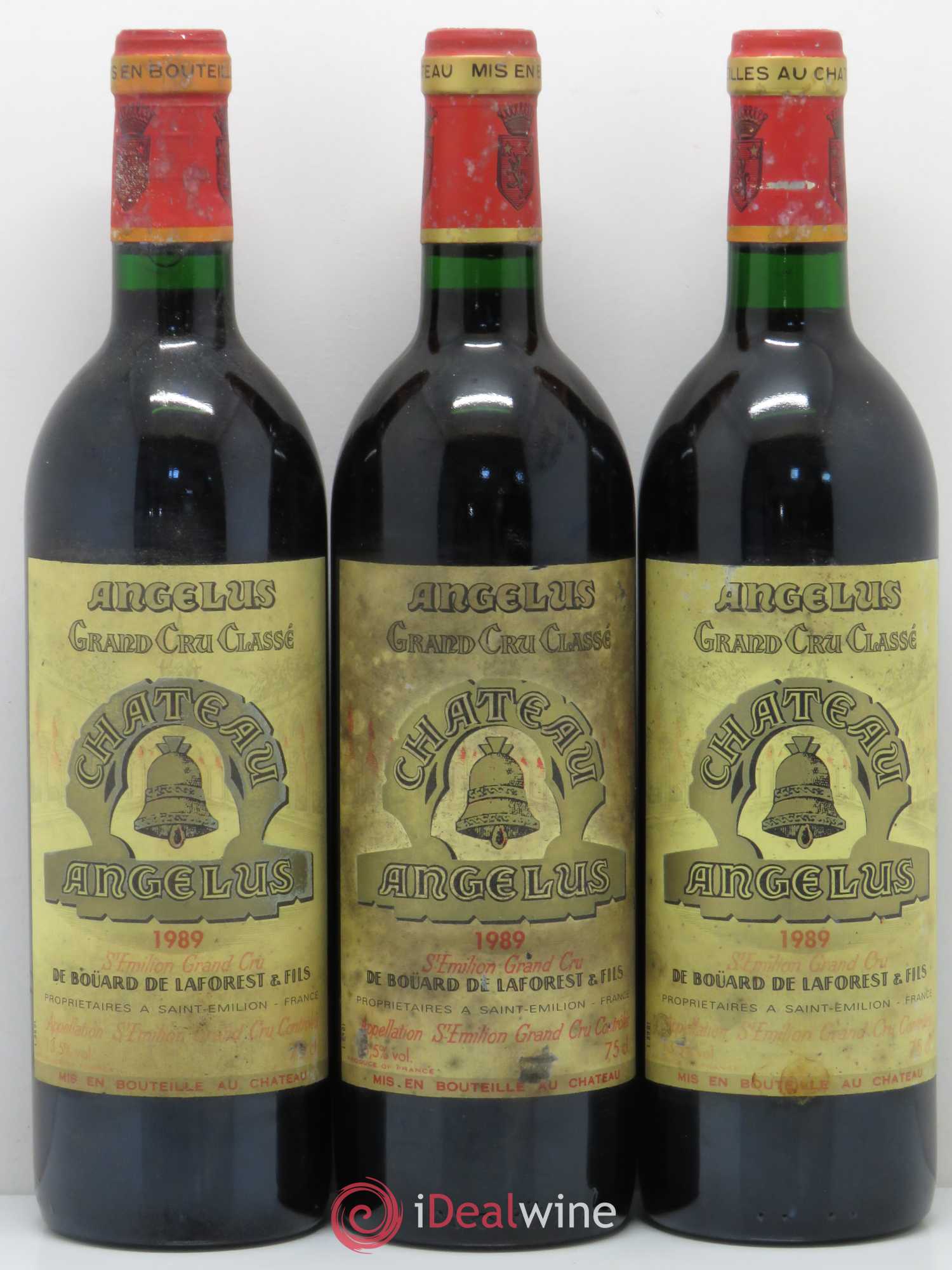 Château Angélus 1er Grand Cru Classé A 1989 - Lot de 12 bouteilles - 2