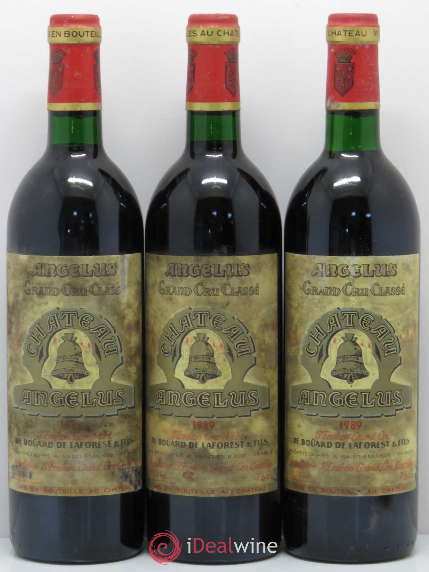 Château Angélus 1er Grand Cru Classé A 1989 - Lot de 12 bouteilles - 3