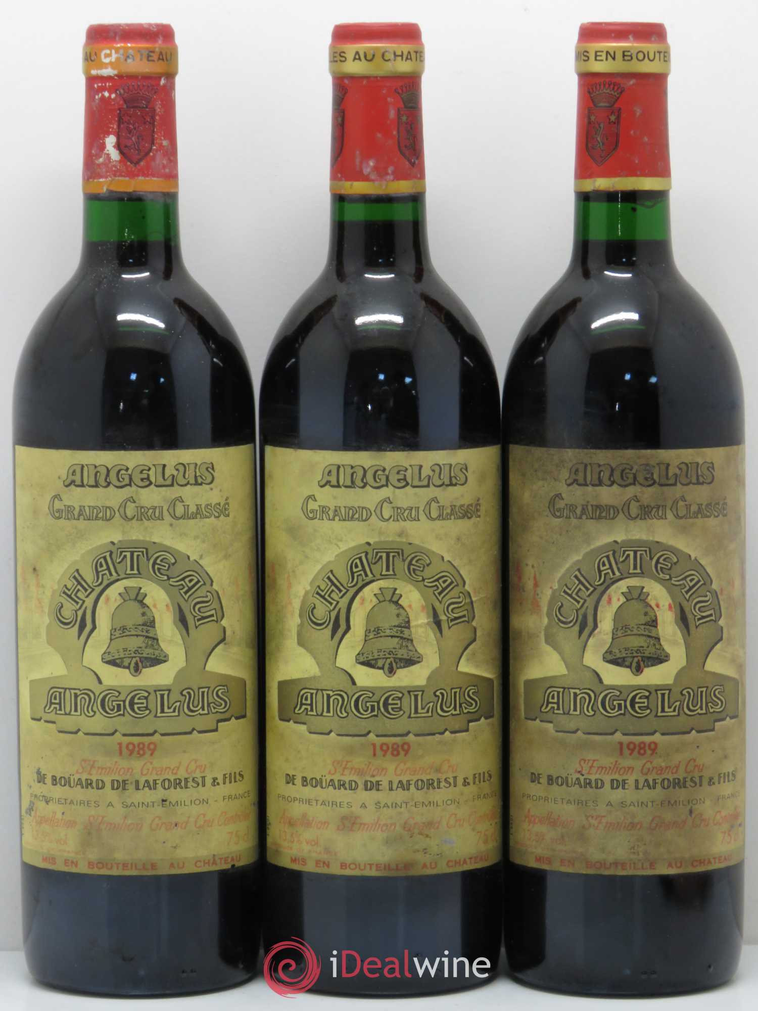 Château Angélus 1er Grand Cru Classé A 1989 - Lot de 12 bouteilles - 4