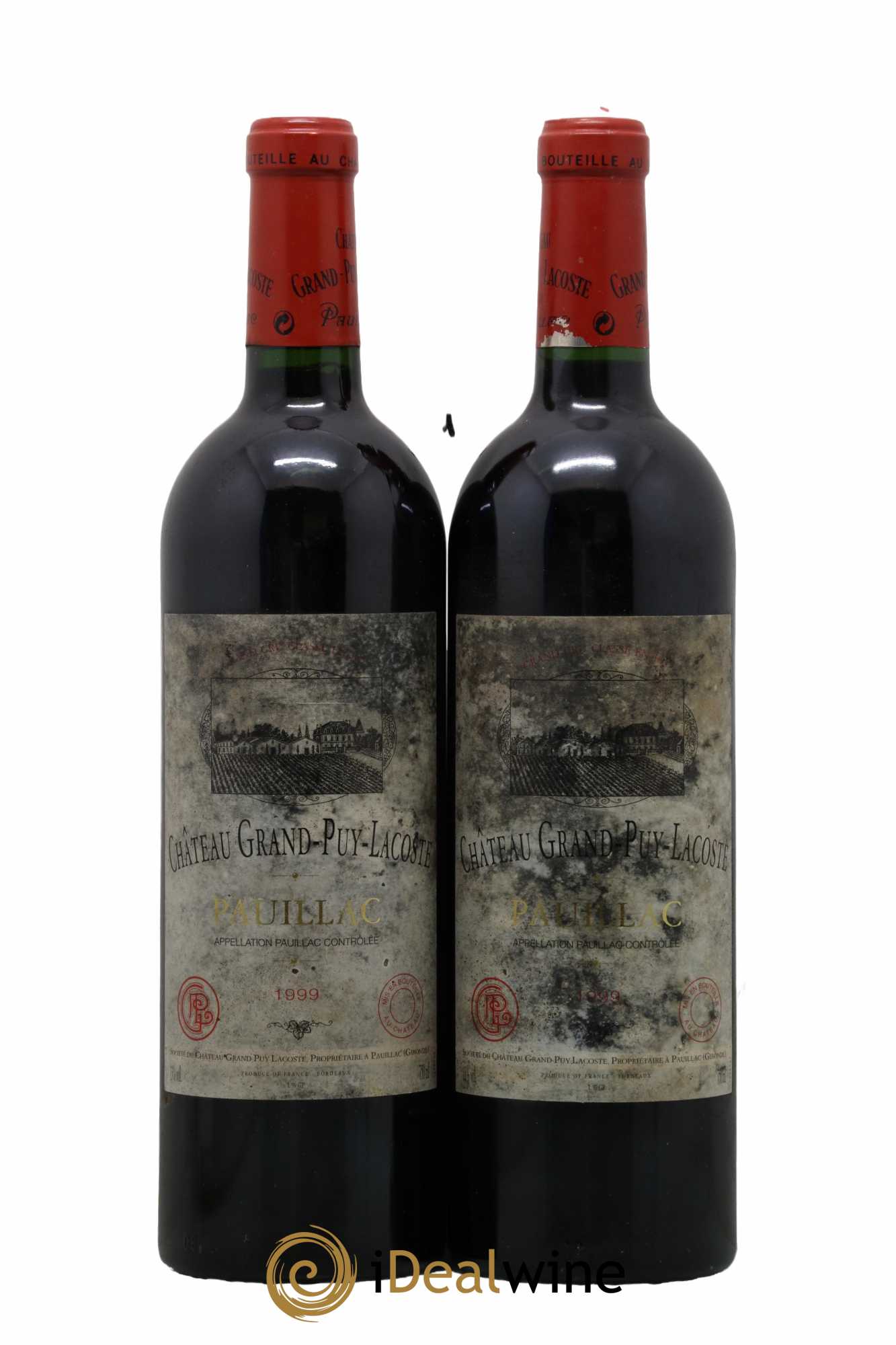 Château Grand Puy Lacoste 5ème Grand Cru Classé 1999 - Lot de 2 bouteilles - 0