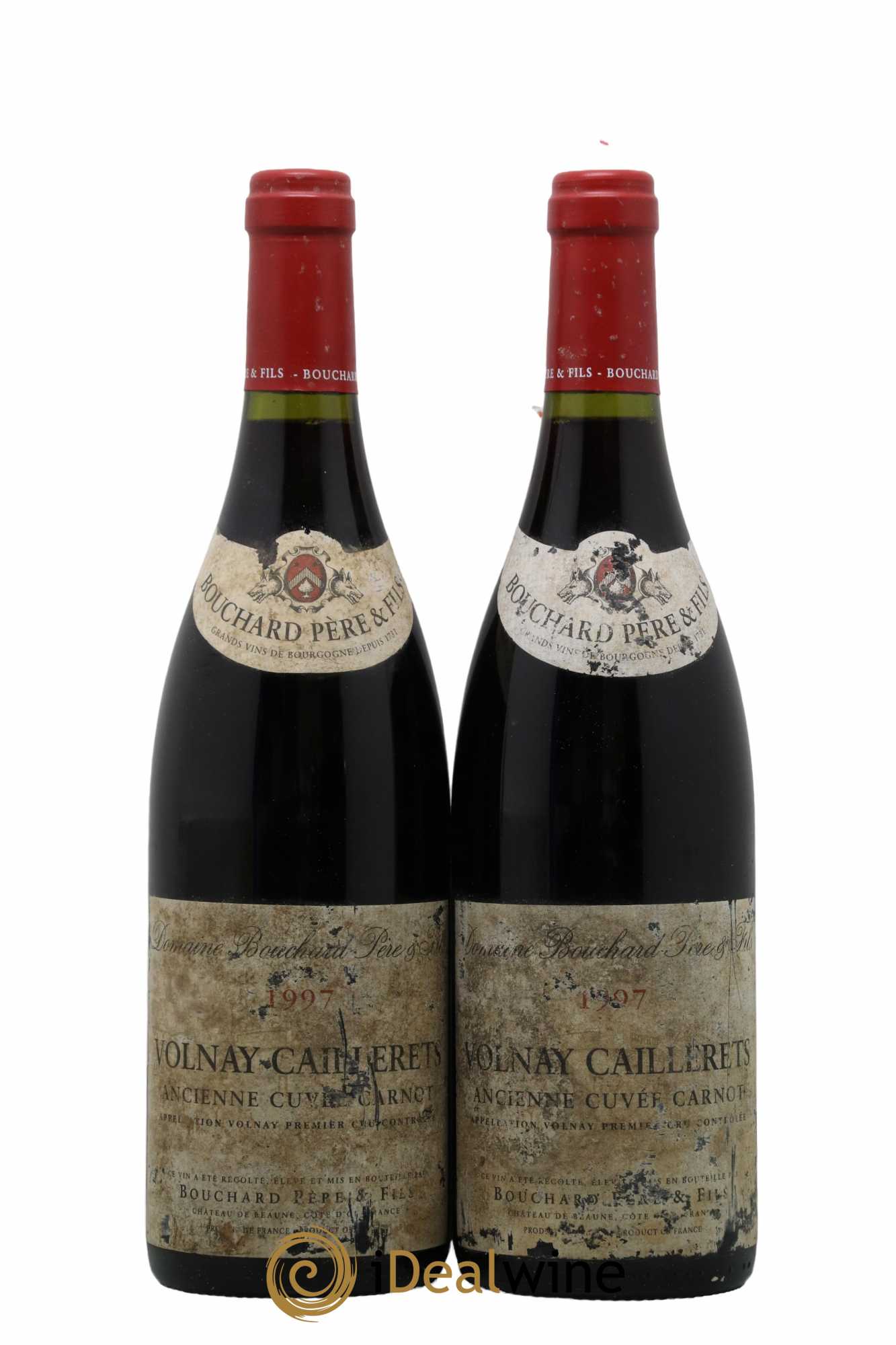Volnay 1er Cru Caillerets - Ancienne Cuvée Carnot Bouchard Père & Fils 1997 - Lot de 2 bouteilles - 0