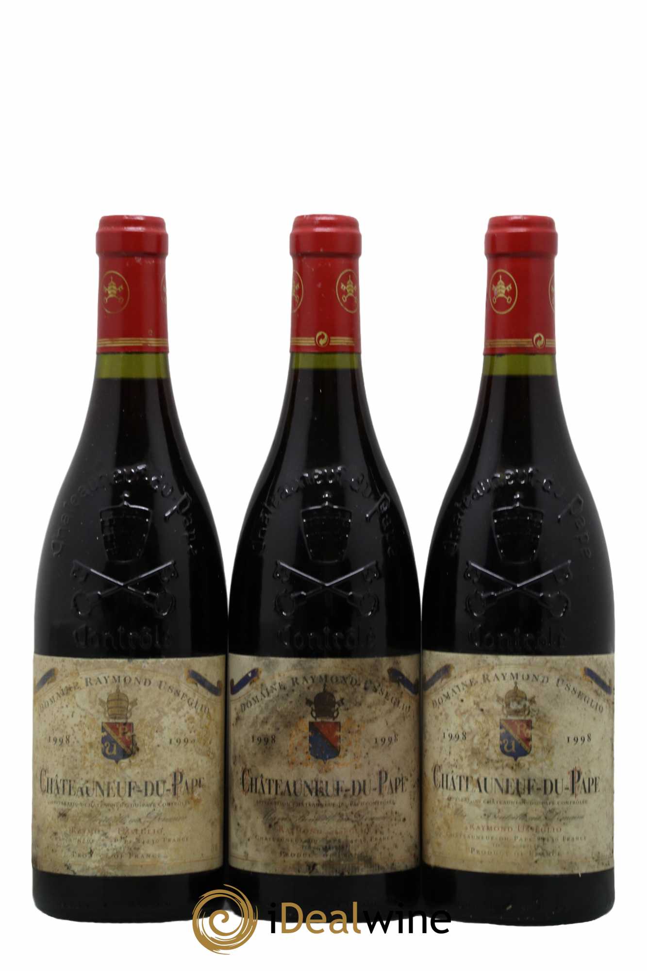 Châteauneuf-du-Pape Raymond Usseglio & Fils (Domaine) 1998 - Lot de 3 bouteilles - 0