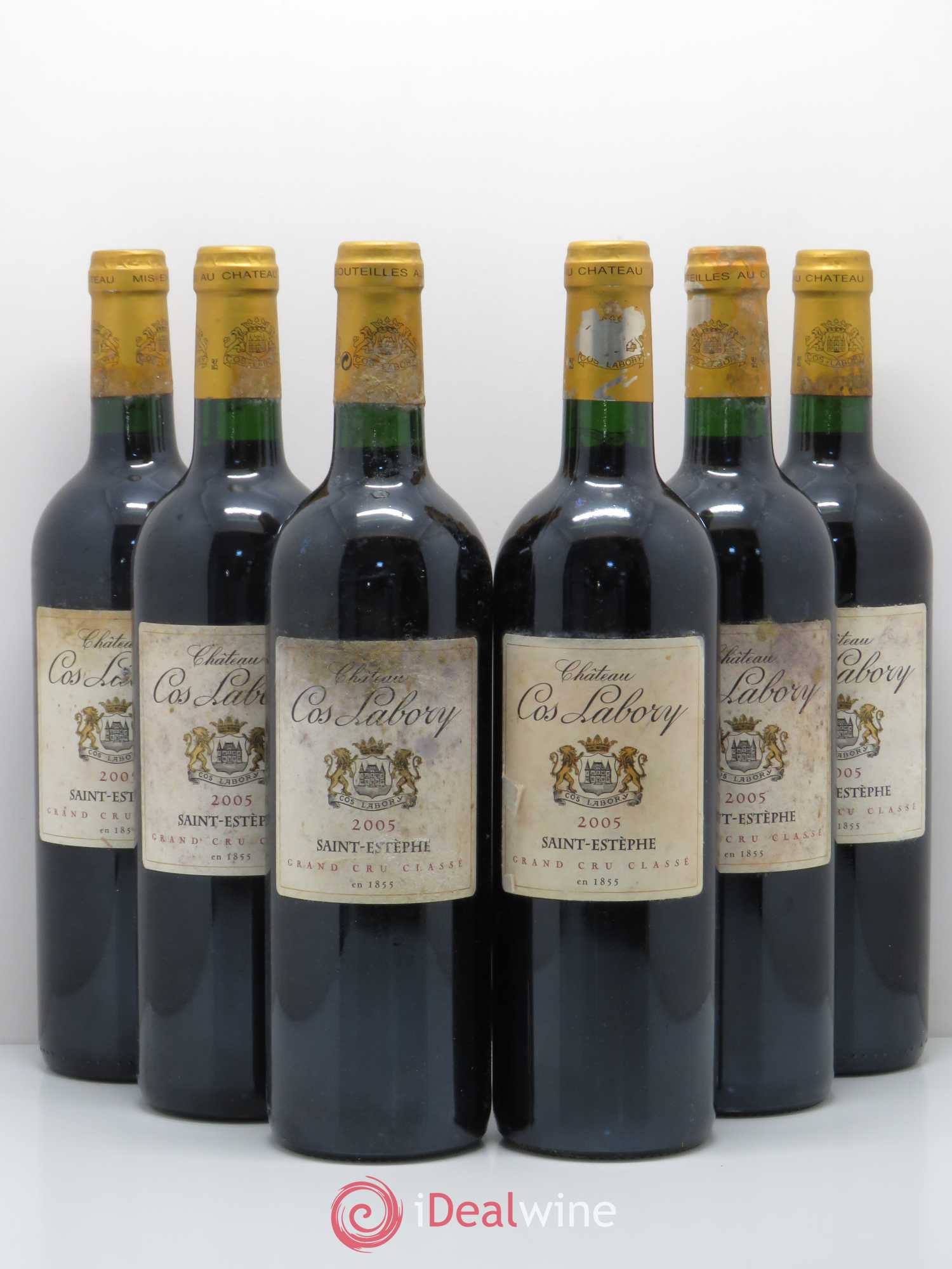 Château Cos Labory 5ème Grand Cru Classé 2005 - Lot de 6 bouteilles - 0