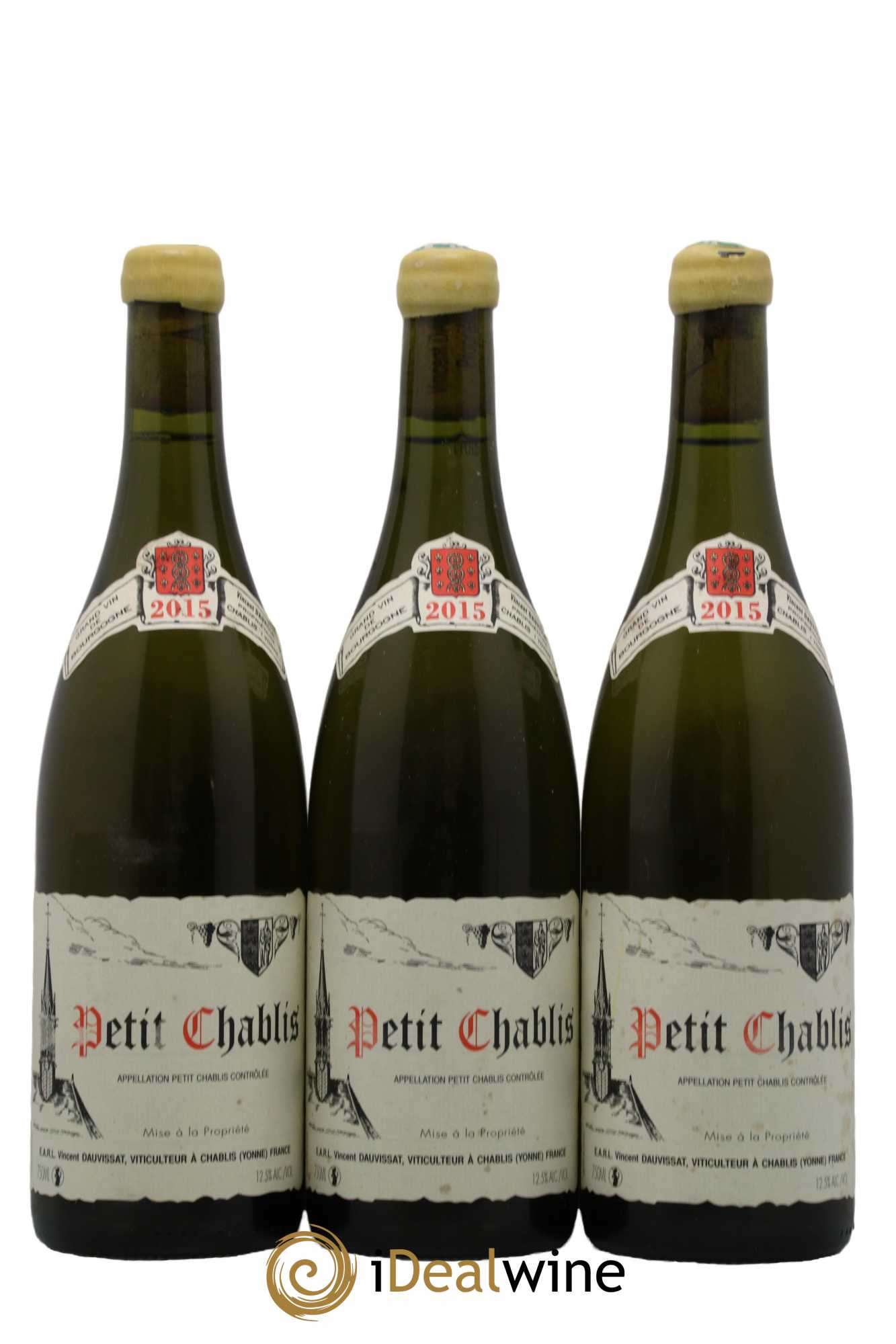 Petit Chablis Vincent Dauvissat (Domaine) 2015 - Lot de 3 bouteilles - 0