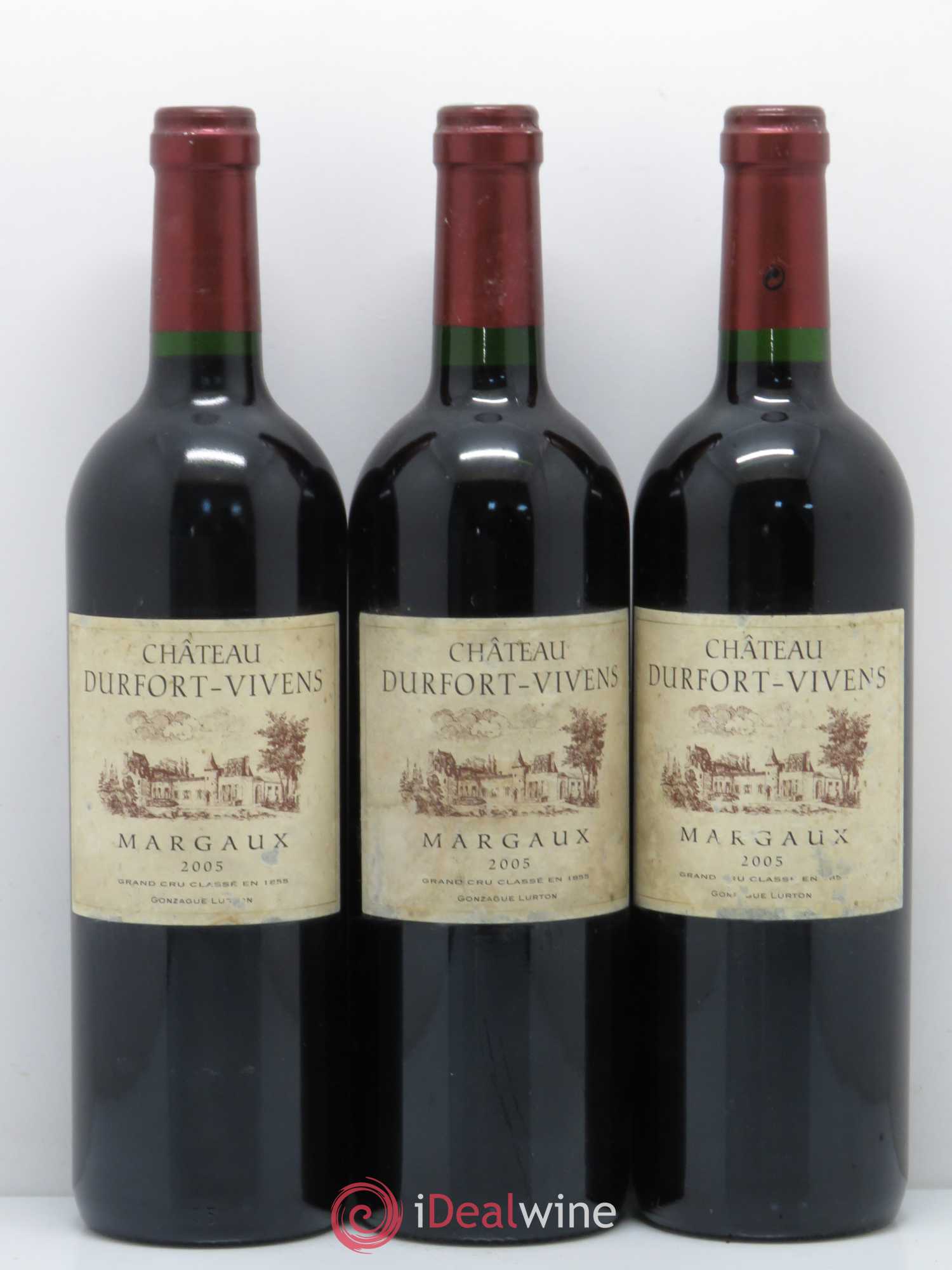 Château Durfort Vivens 2ème Grand Cru Classé 2005 - Lot de 6 bouteilles - 1
