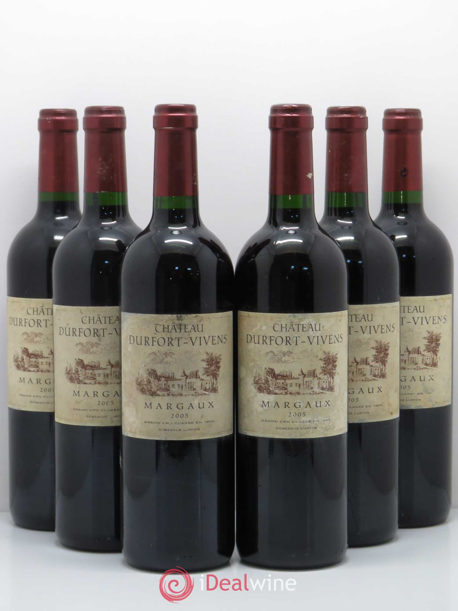 Château Durfort Vivens 2ème Grand Cru Classé 2005 - Lot de 6 bouteilles - 0