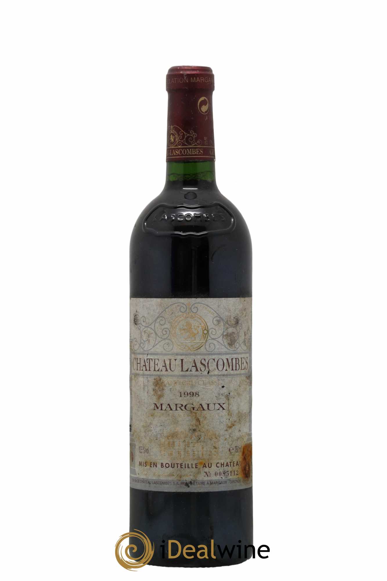 Château Lascombes 2ème Grand Cru Classé 1998 - Lot de 1 bouteille - 0