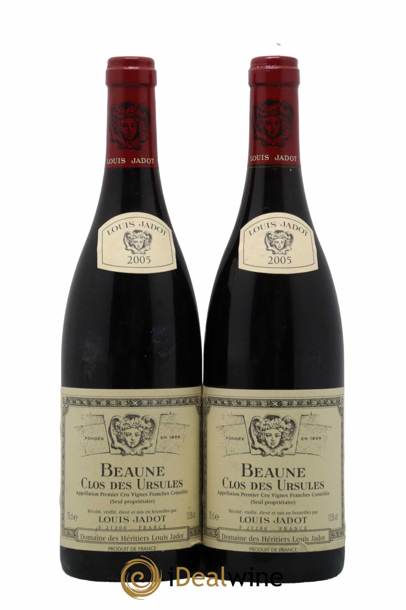 Beaune 1er Cru Clos des Ursules Maison Louis Jadot 2005 - Lot of 2 bottles - 0