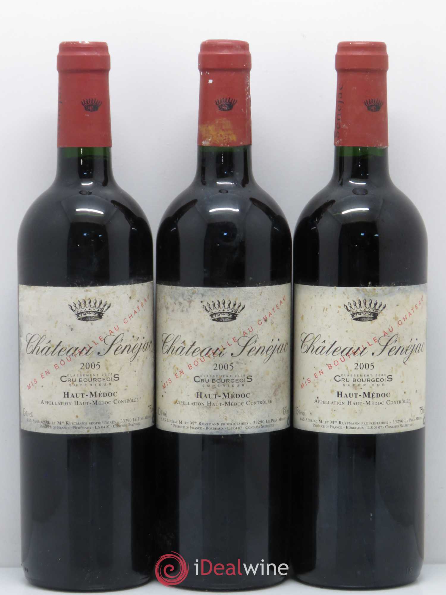 Château Sénejac Cru Bourgeois 2005 - Lot de 6 bouteilles - 2