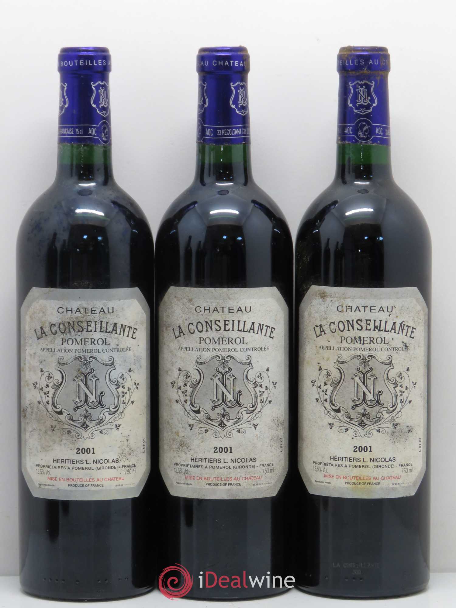 Château la Conseillante 2001 - Lot de 6 bouteilles - 1
