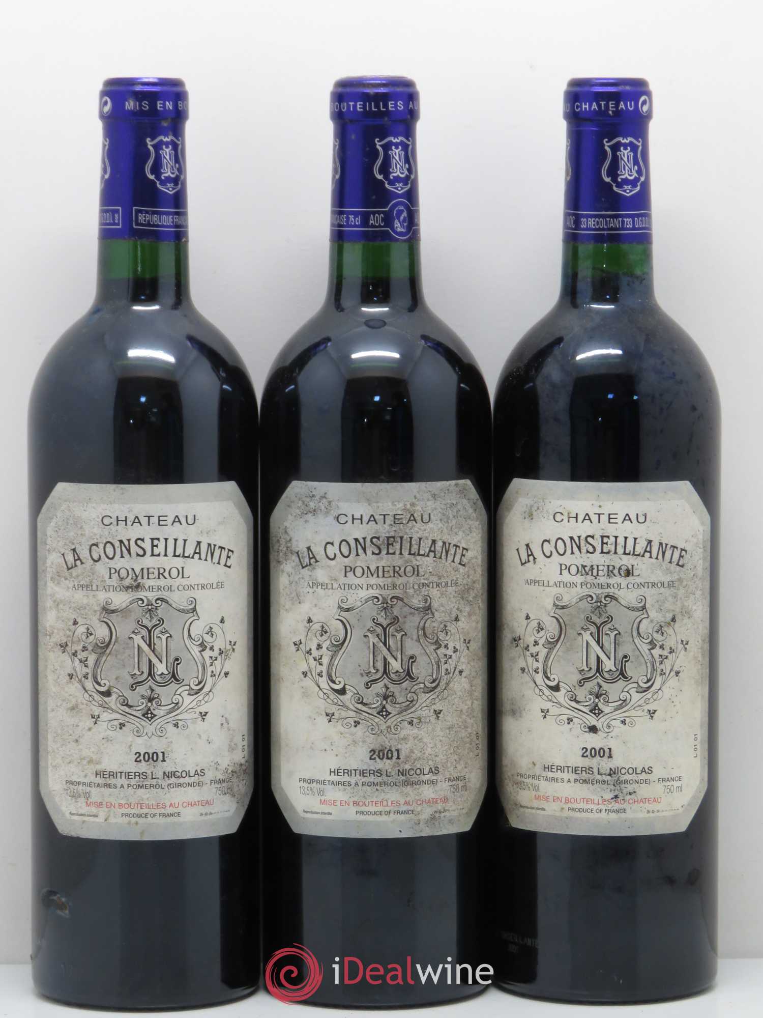 Château la Conseillante 2001 - Lot de 6 bouteilles - 2