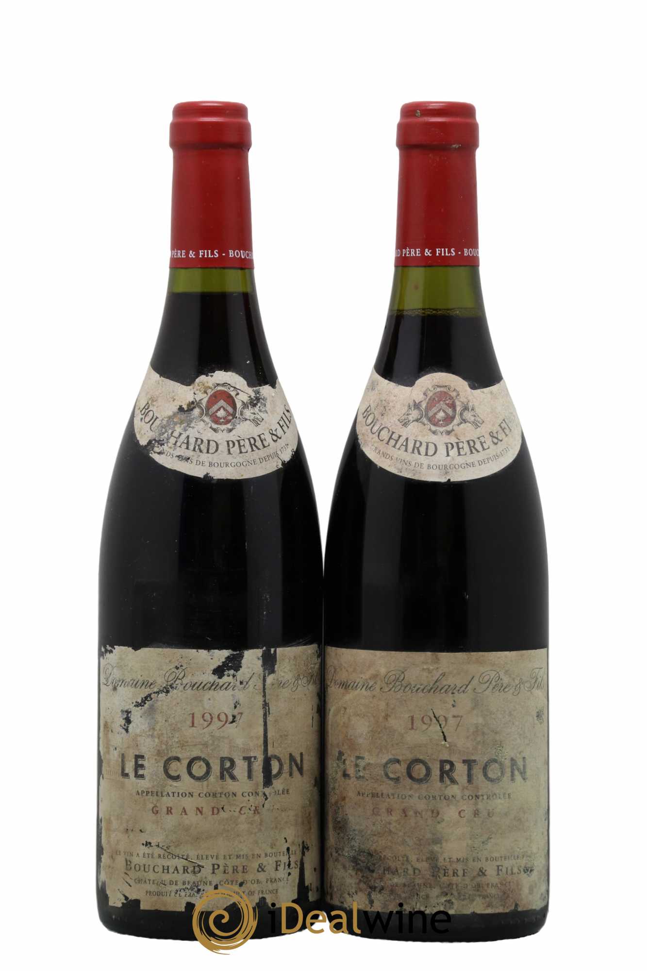 Corton Grand Cru Le Corton Bouchard Père & Fils 1997 - Lot de 2 bouteilles - 0