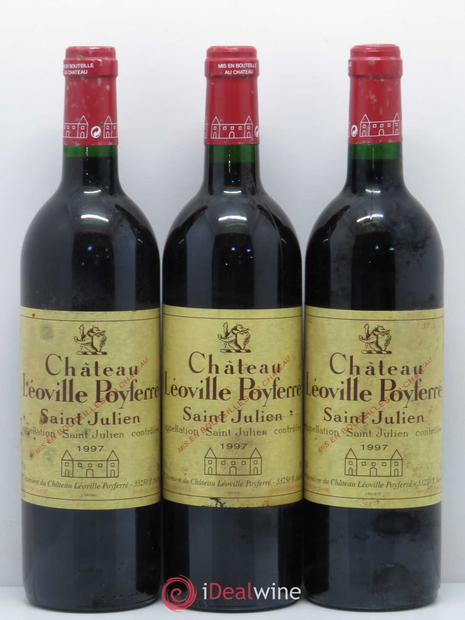 Château Léoville Poyferré 2ème Grand Cru Classé 1997 - Lot de 6 bouteilles - 1