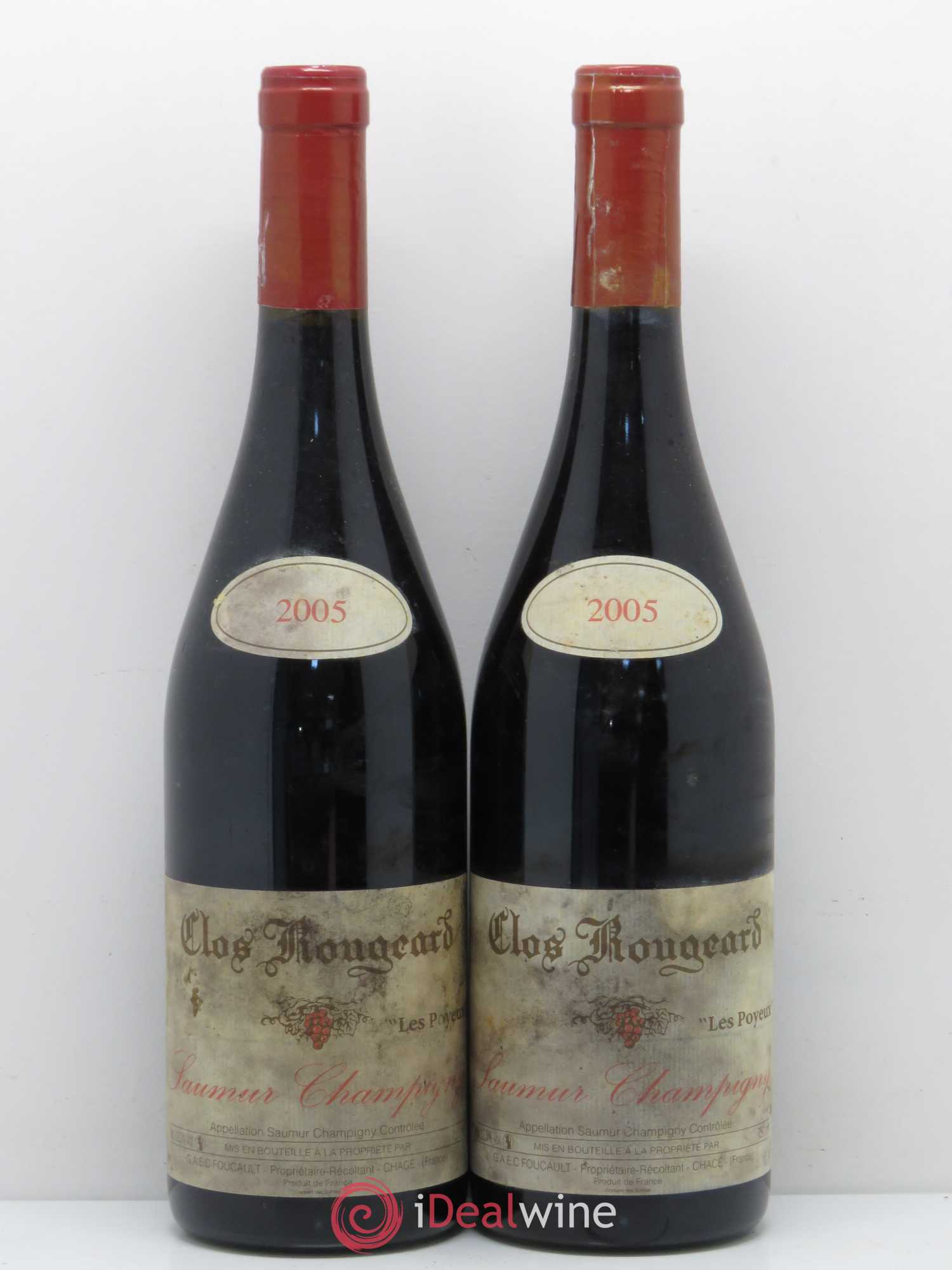 Saumur-Champigny Les Poyeux Clos Rougeard 2005 - Lot de 2 bouteilles - 0