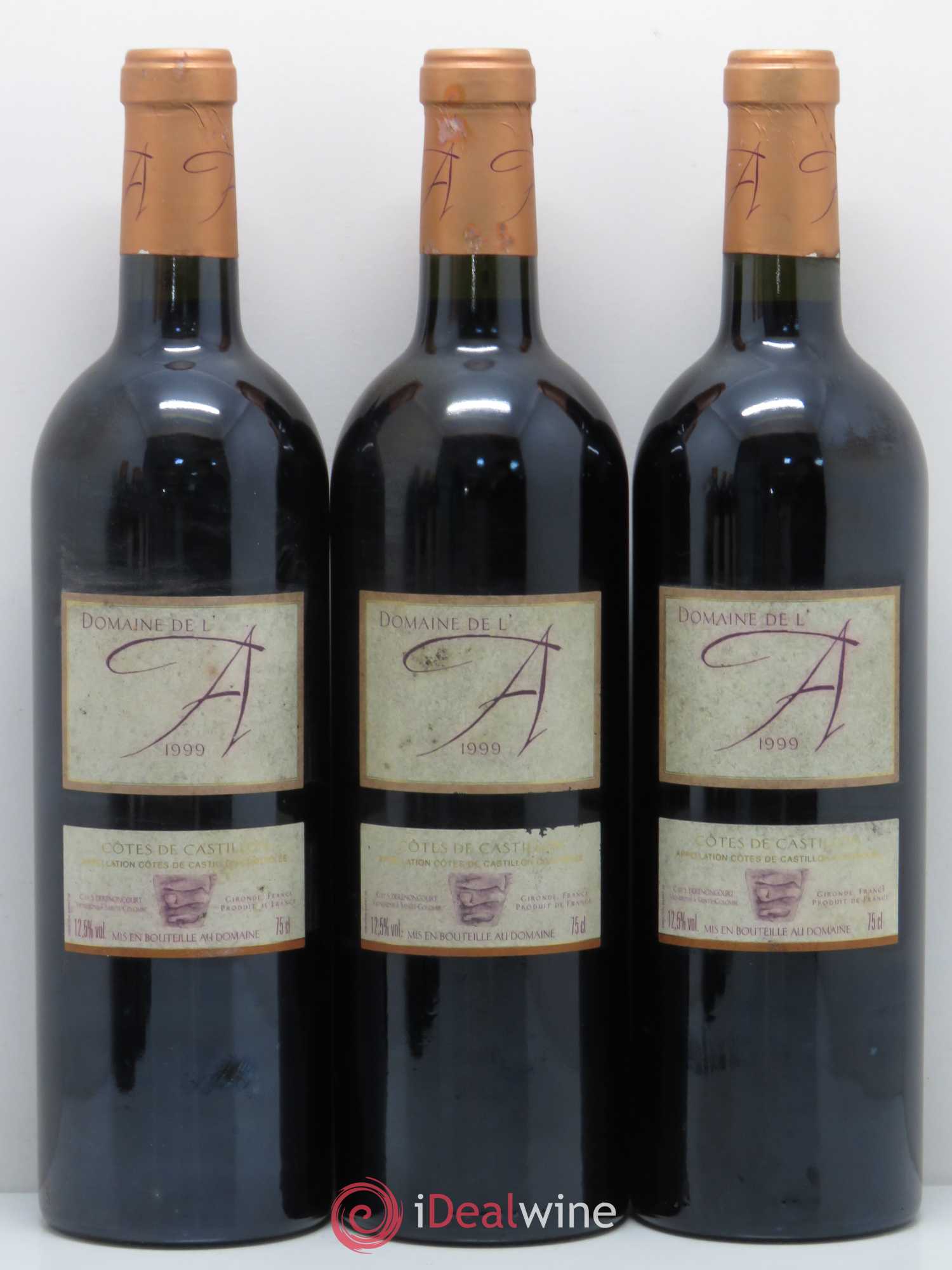 Domaine de l'A 1999 - Lot de 6 bouteilles - 1