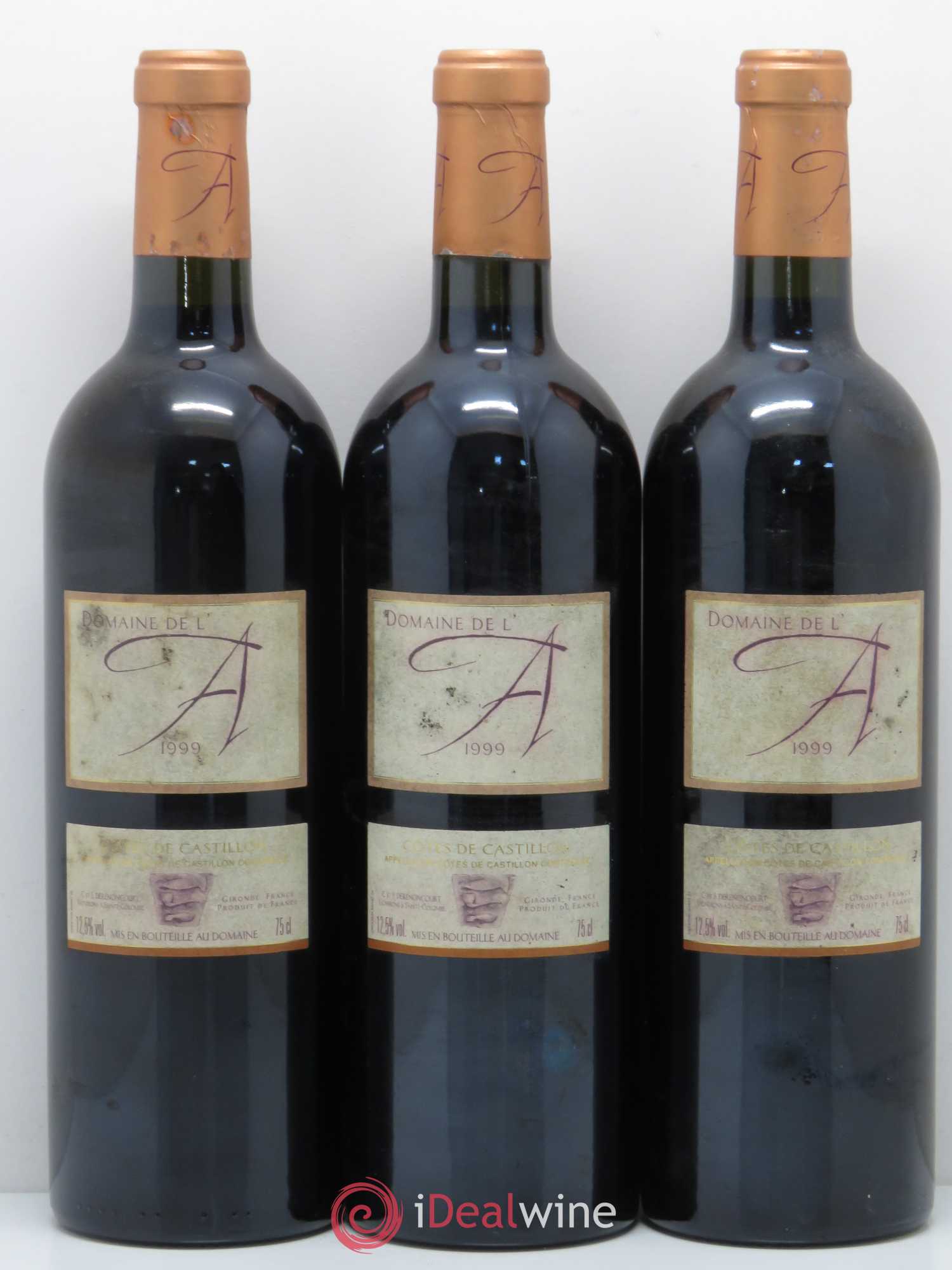 Domaine de l'A 1999 - Lot de 6 bouteilles - 2