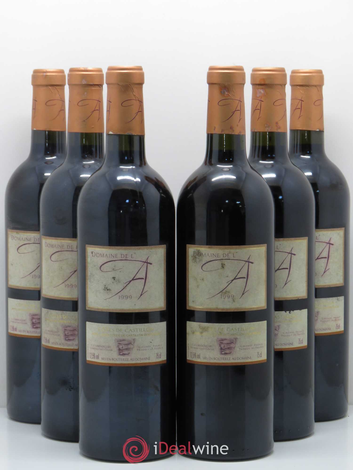 Domaine de l'A 1999 - Lot de 6 bouteilles - 0