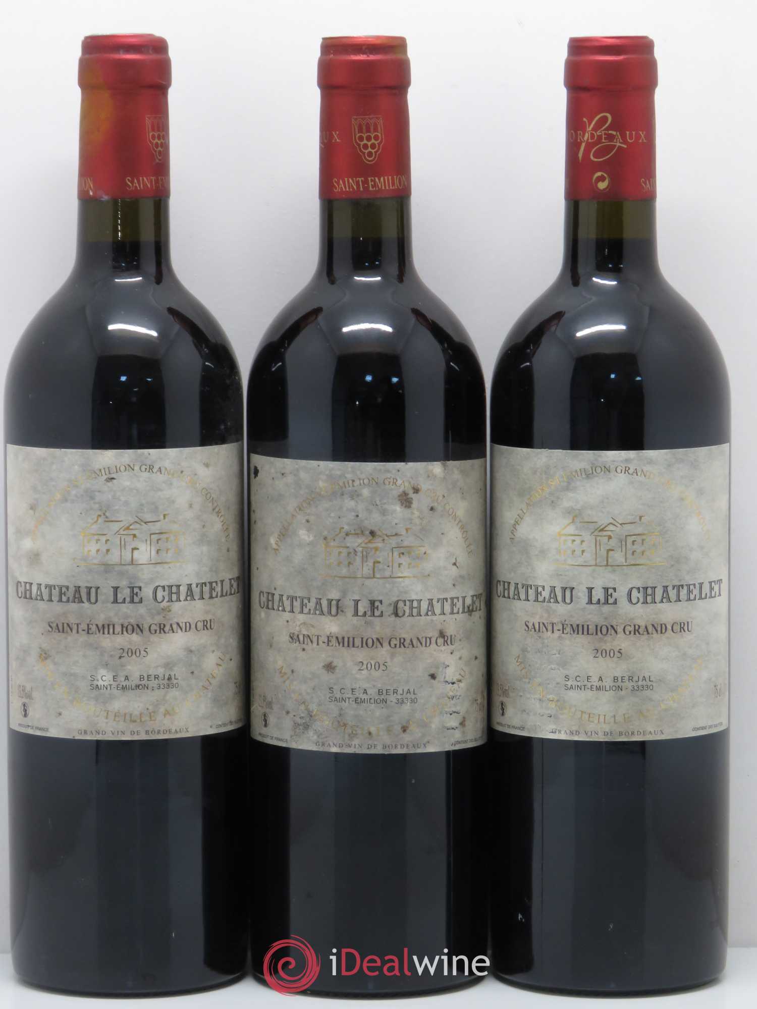 Saint-Émilion Grand Cru Château le Chatelet 2005 - Posten von 12 Flaschen - 1