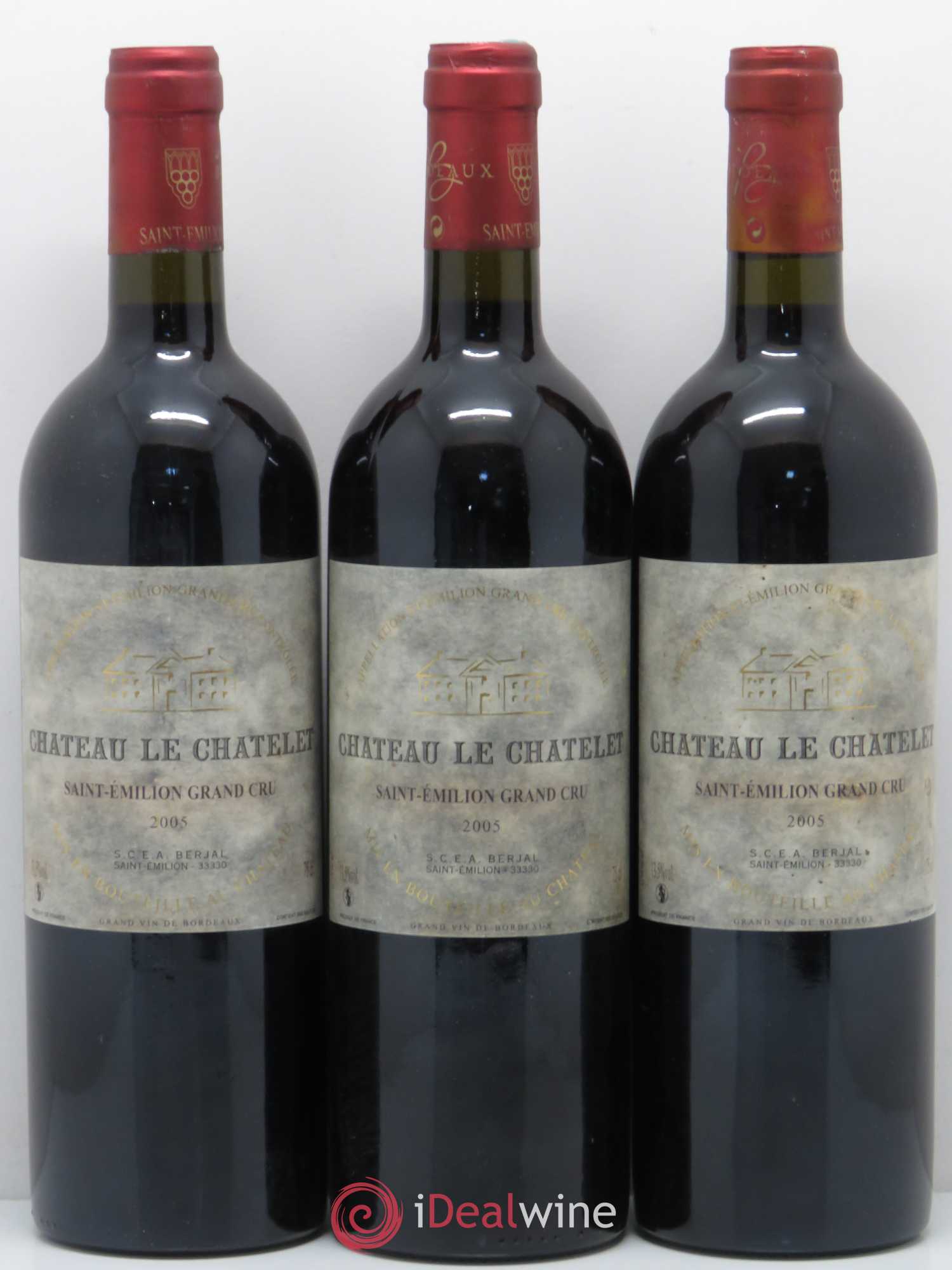 Saint-Émilion Grand Cru Château le Chatelet 2005 - Posten von 12 Flaschen - 3