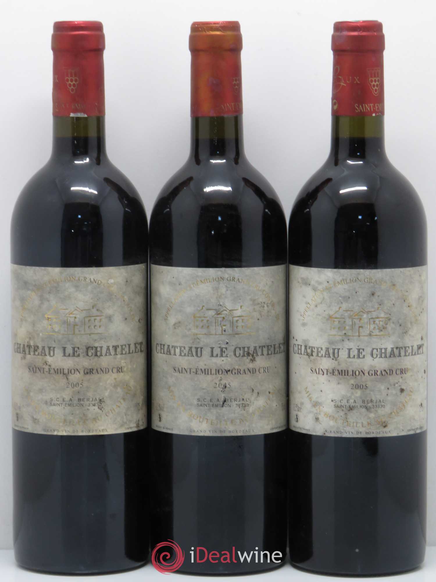 Saint-Émilion Grand Cru Château le Chatelet 2005 - Posten von 12 Flaschen - 4