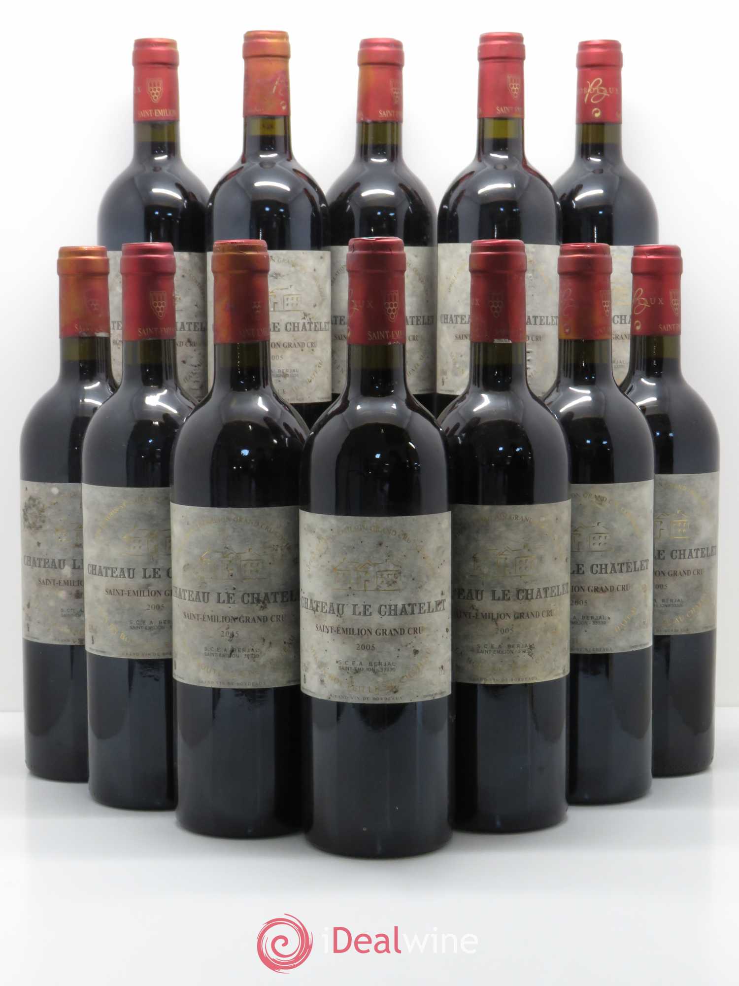 Saint-Émilion Grand Cru Château le Chatelet 2005 - Posten von 12 Flaschen - 0