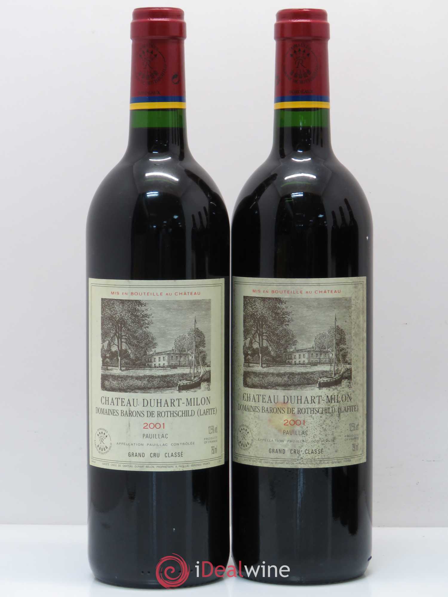 Château Duhart-Milon 4ème Grand Cru Classé 2001 - Lot de 5 bouteilles - 1