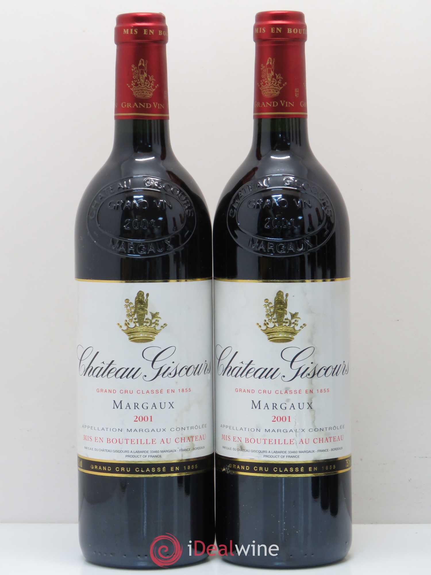 Château Giscours 3ème Grand Cru Classé 2001 - Lot de 5 bouteilles - 1
