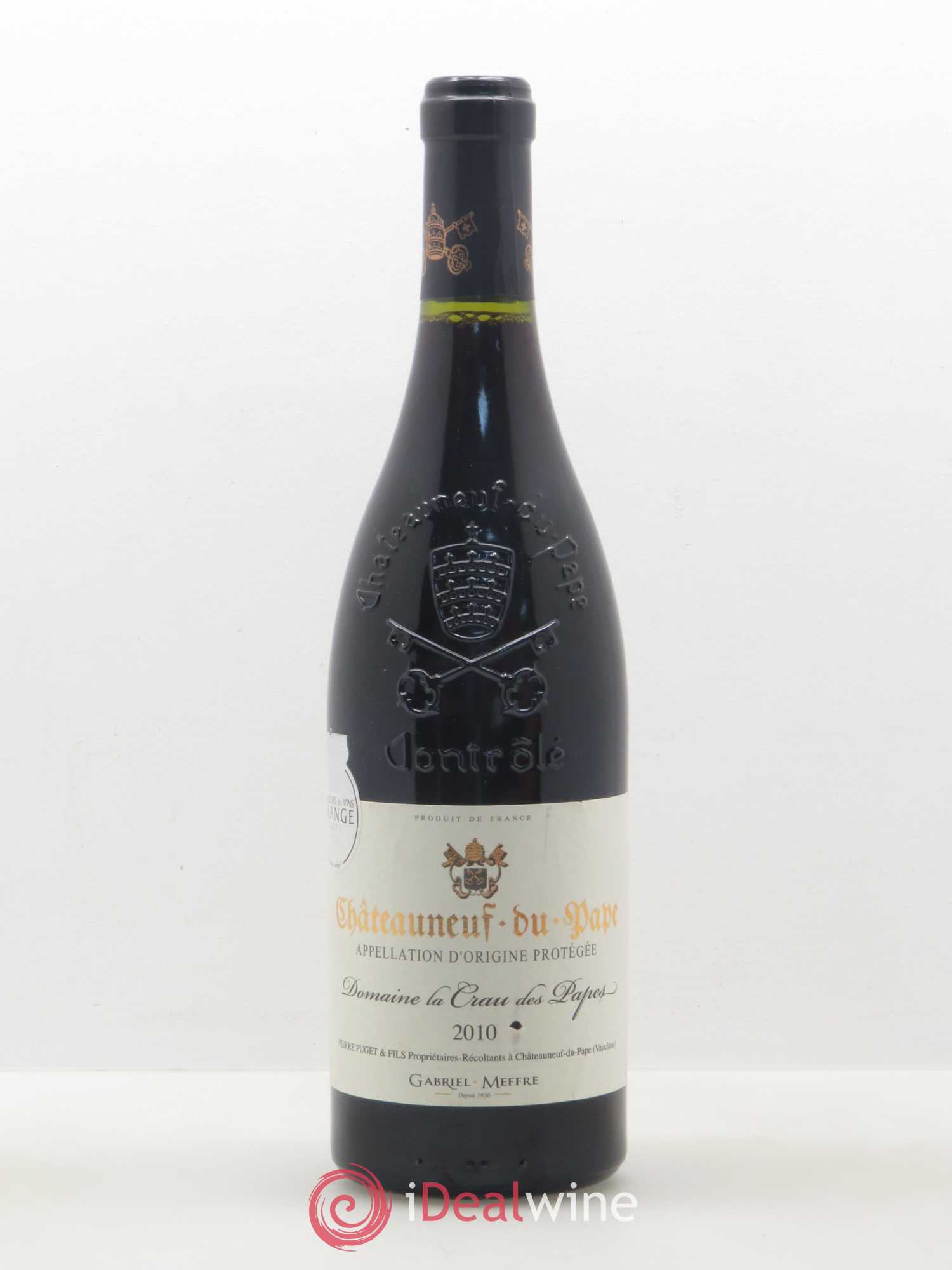 Châteauneuf-du-Pape Domaine La Crau des Papes 2010 - Posten von 1 Flasche - 0