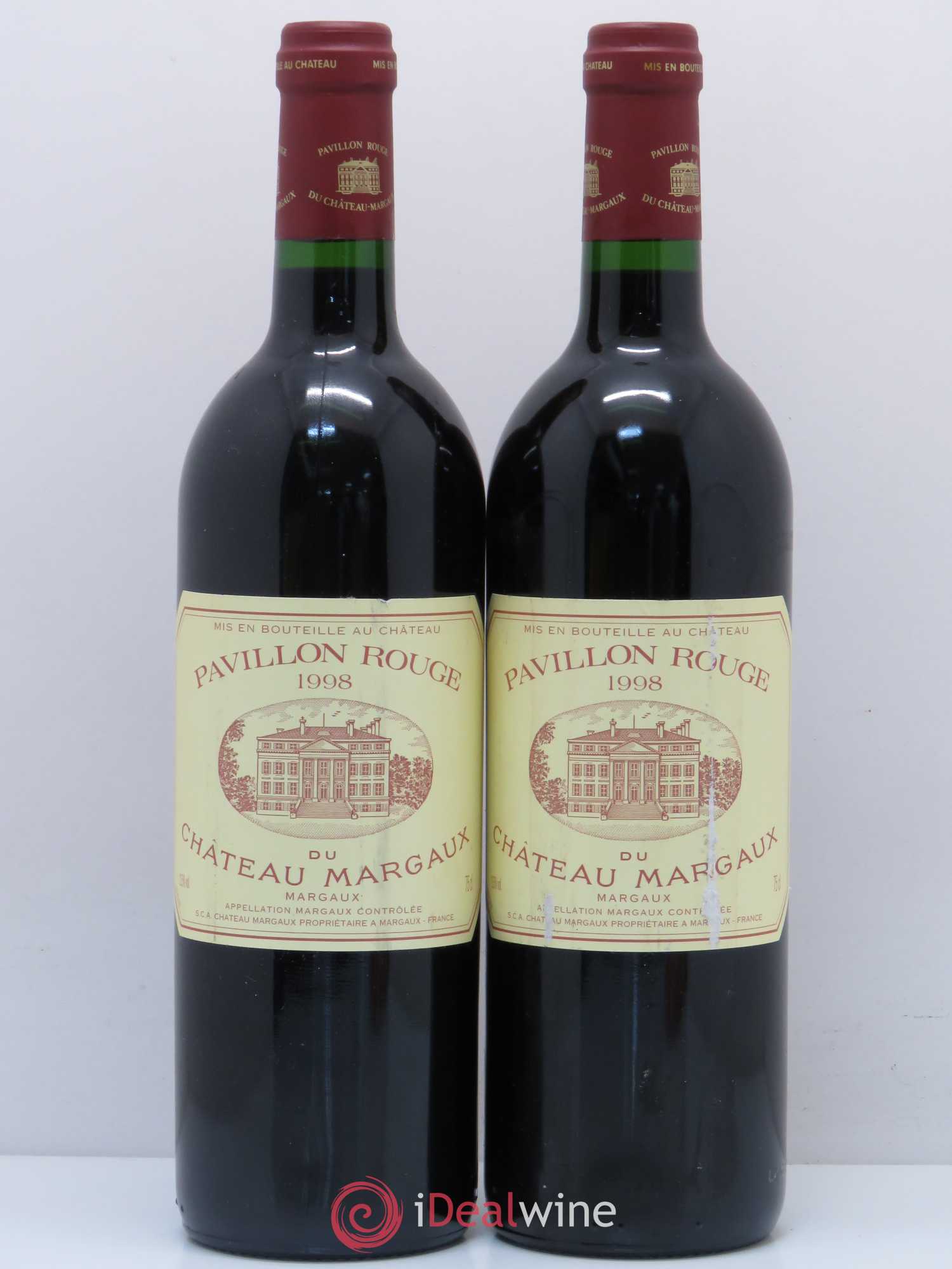 Pavillon Rouge du Château Margaux Second Vin 1998 - Lot de 2 bouteilles - 0