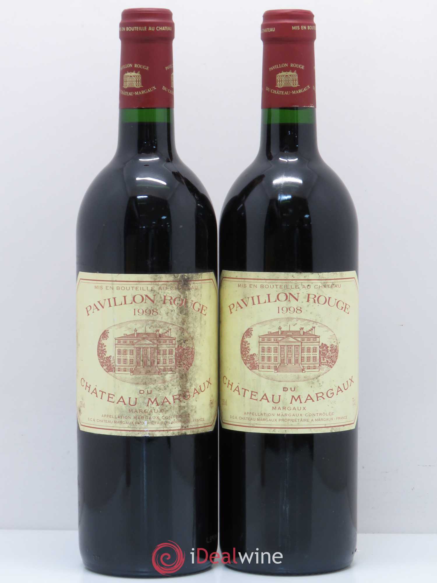 Pavillon Rouge du Château Margaux Second Vin 1998 - Lot de 2 bouteilles - 0