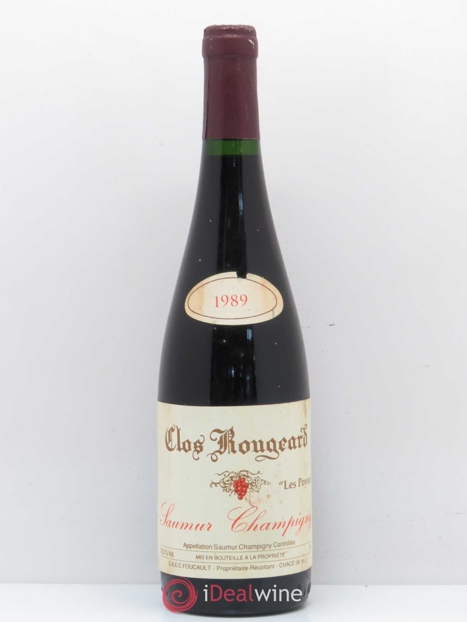 Saumur-Champigny Les Poyeux Clos Rougeard 1989 - Lot de 1 bouteille - 0