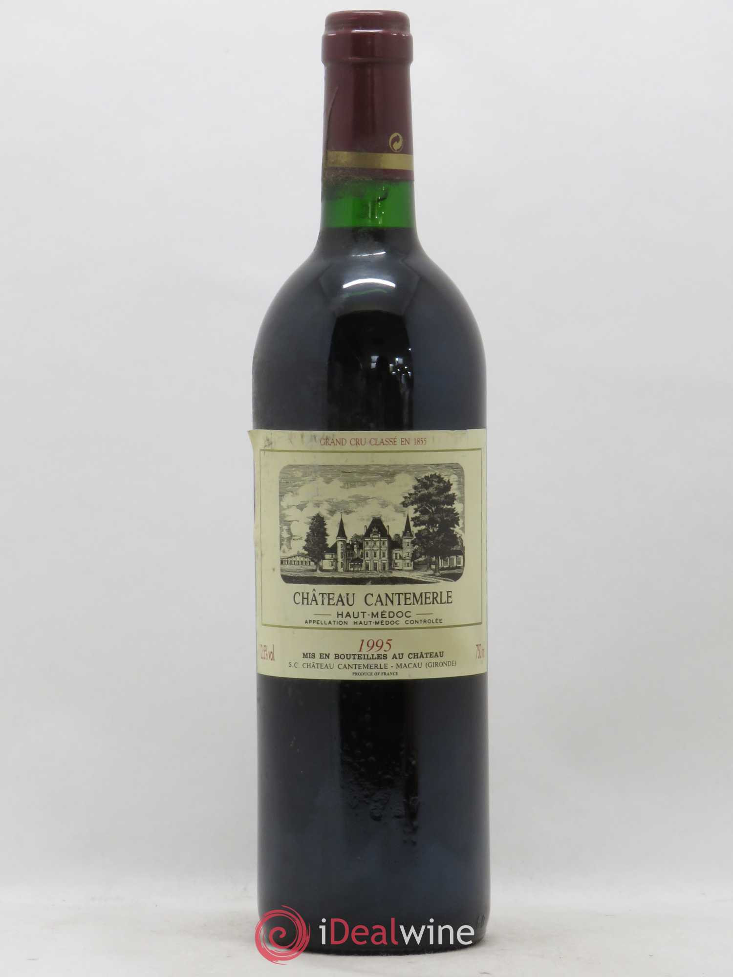 Château Cantemerle 5ème Grand Cru Classé 1995 - Lot de 1 bouteille - 0