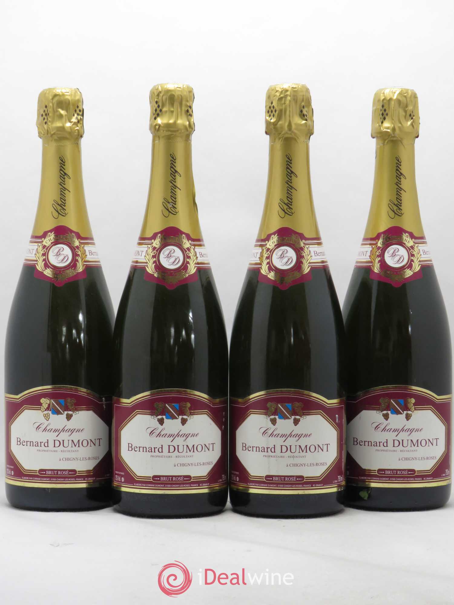 Champagne - Brut Bernard Dumont - Posten von 4 Flaschen - 0