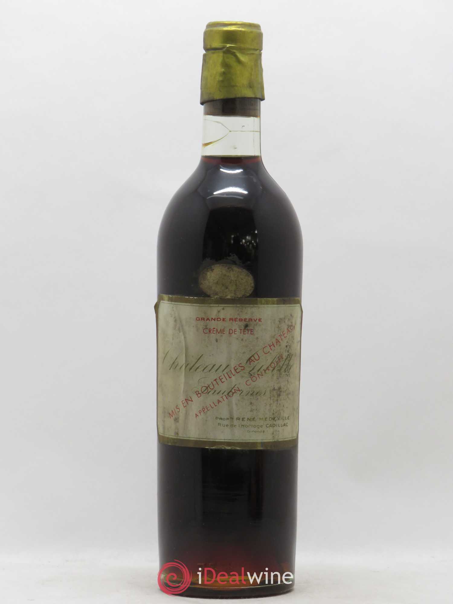 Château Gilette - Crème de Tête Grande Réserve Présumé 1949 (sans prix de réserve) 1949 - Lotto di 1 bottiglia - 0