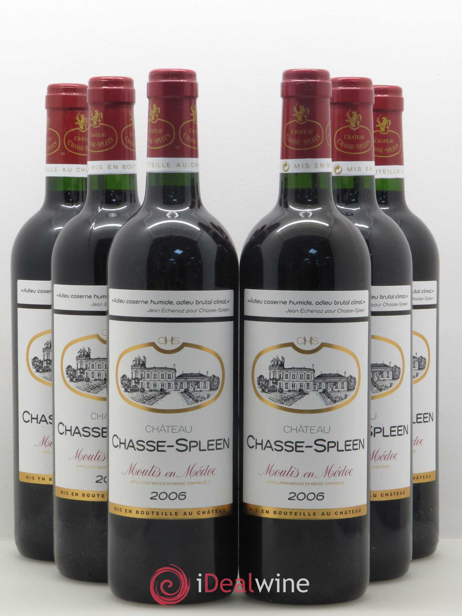 Château Chasse Spleen 2006 - Lot de 6 bouteilles - 0