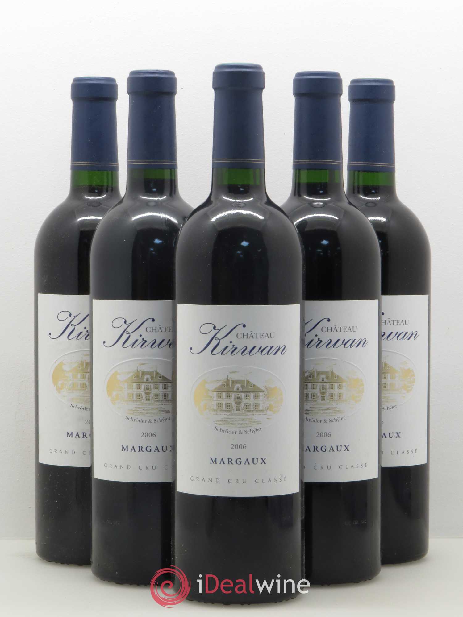 Château Kirwan 3ème Grand Cru Classé (sans prix de réserve) 2006 - Lot de 5 bouteilles - 0
