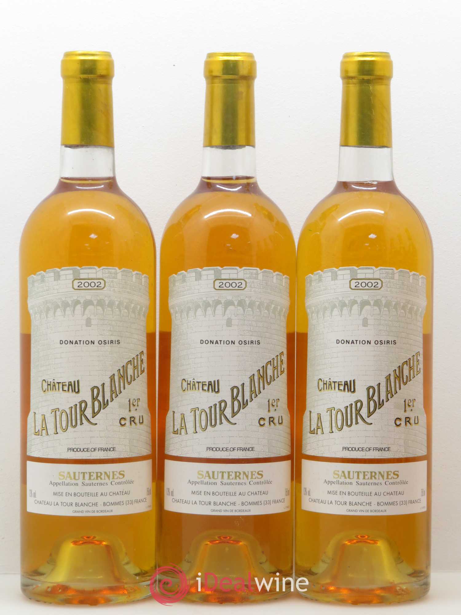 Château la Tour Blanche 1er Grand Cru Classé 2002 - Lotto di 6 bottiglie - 1