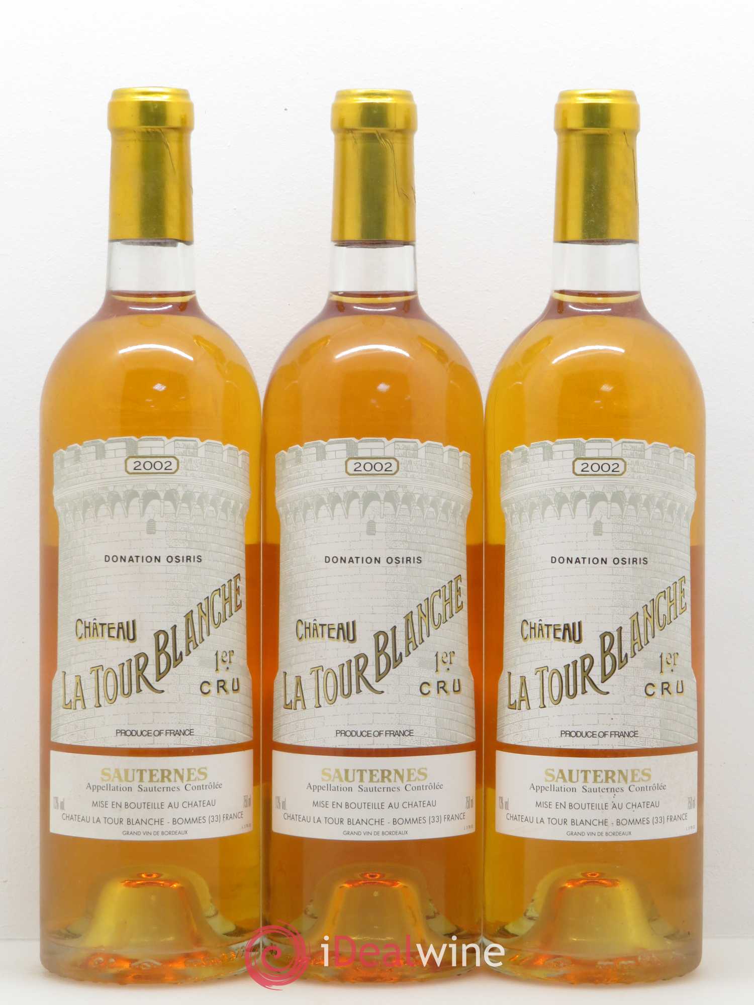 Château la Tour Blanche 1er Grand Cru Classé 2002 - Lotto di 6 bottiglie - 2